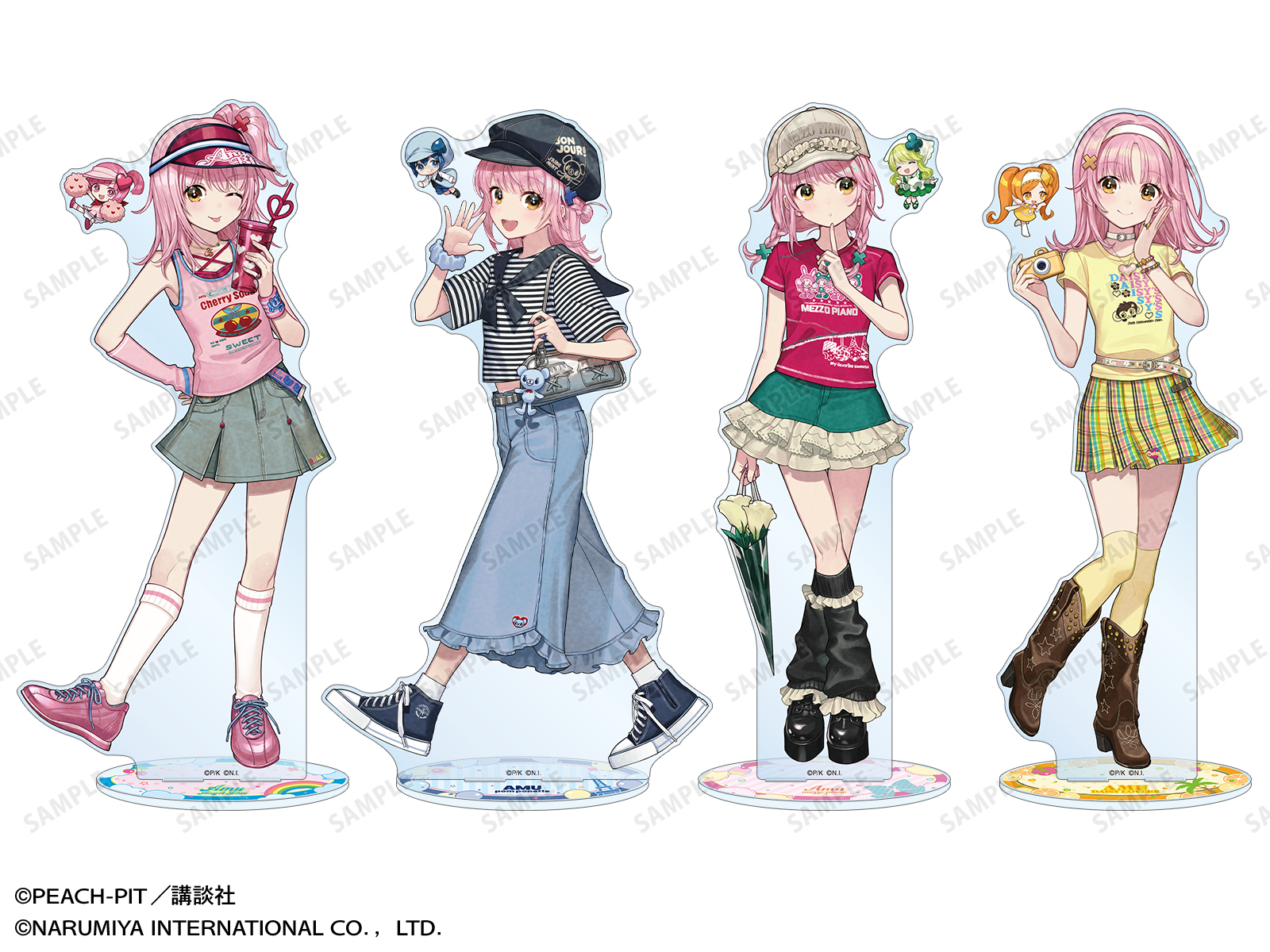 《Pre-Order》特大 Acrylic Stand｜守護甜心Shugo Chara! X Narumiya Characters (26SC101-P)