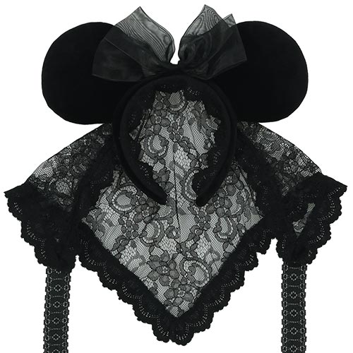 【預訂】TDR Disney Halloween 2026 - lace 頭箍 (black)