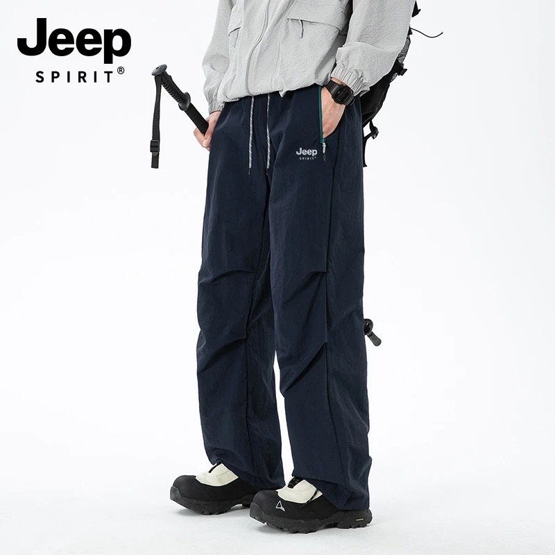 山系男女同款7色輕薄防水防風工裝褲 