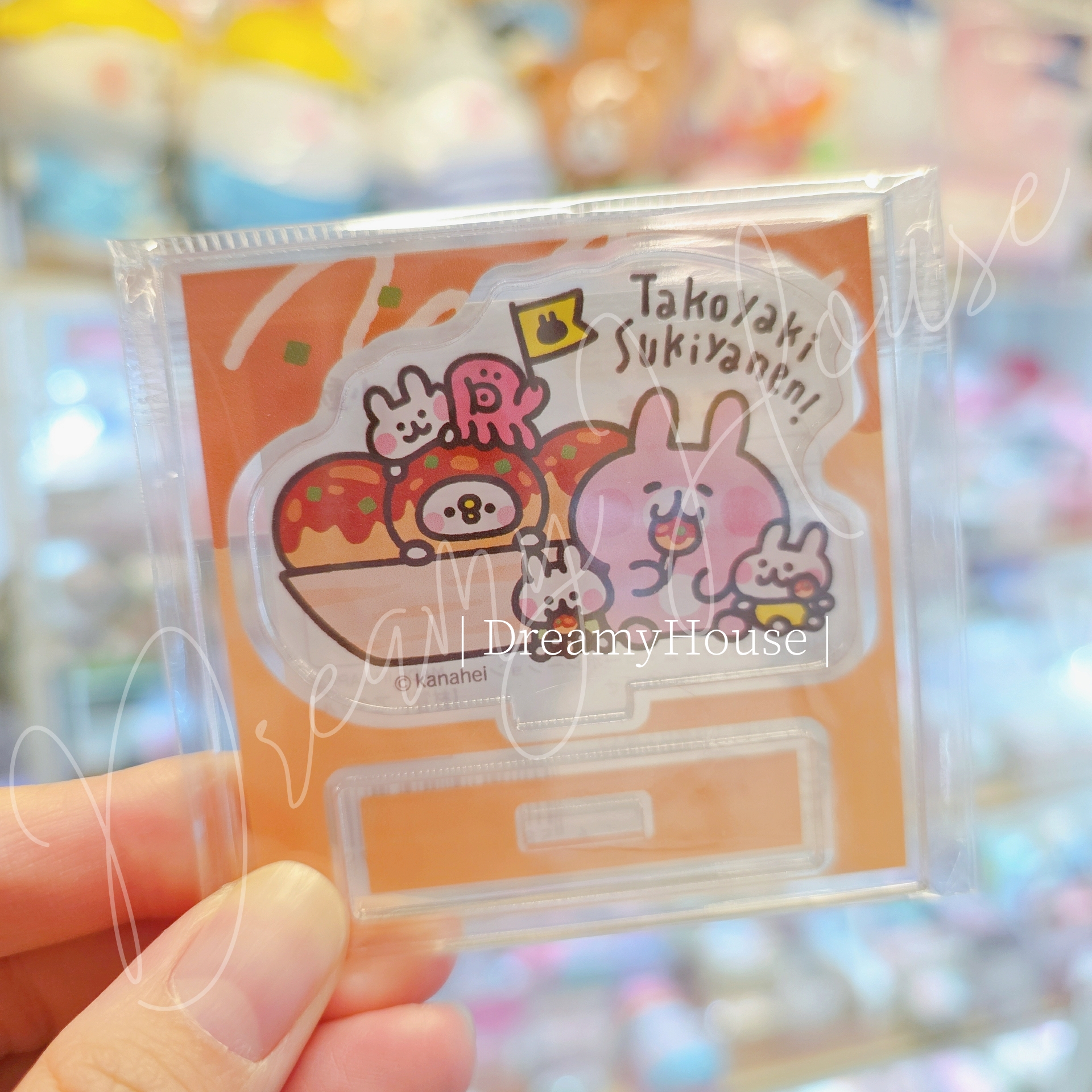 日本 kanahei KIDDYLAND 大阪梅田店 10週年記念 章魚燒系列 立牌