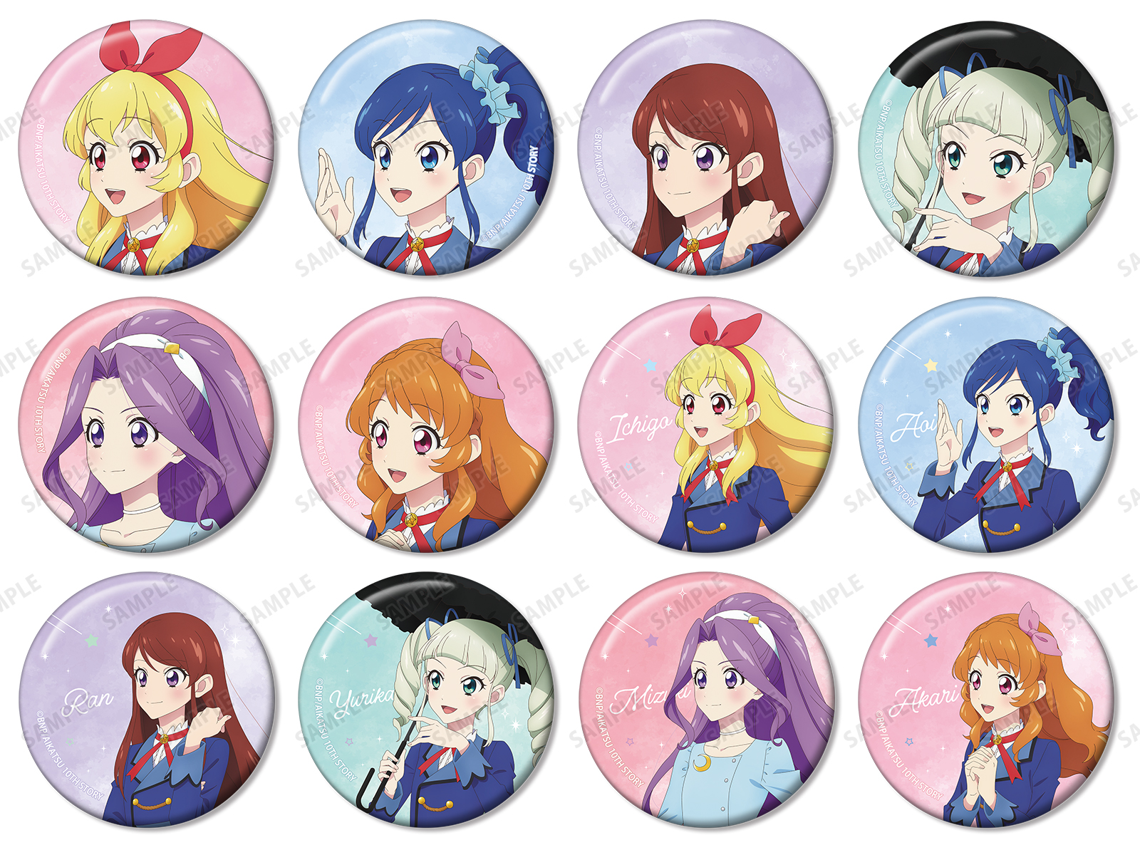 星夢學園 Aikatsu! 10th STORY Ayumi ver. 盲抽襟章 #P-AKG0323 (PRE-ORDER) [2026/06]