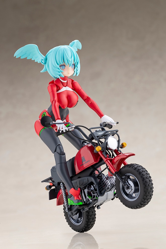 (預訂訂金 $100) (總價 $358) 壽屋 Kotobukiya Megami Device 女神裝置 PUNI MOFU 賽車鴞 RACING XIAO with Honda Z50J Gorilla 模型 (KO08732) (行版) 
