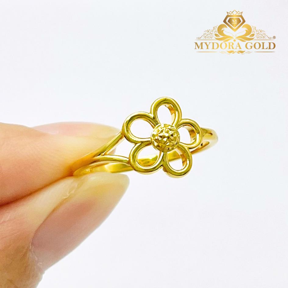 MYDORA Cincin Mini Bunga Daisy Manis (5G) l EMAS 916/22K