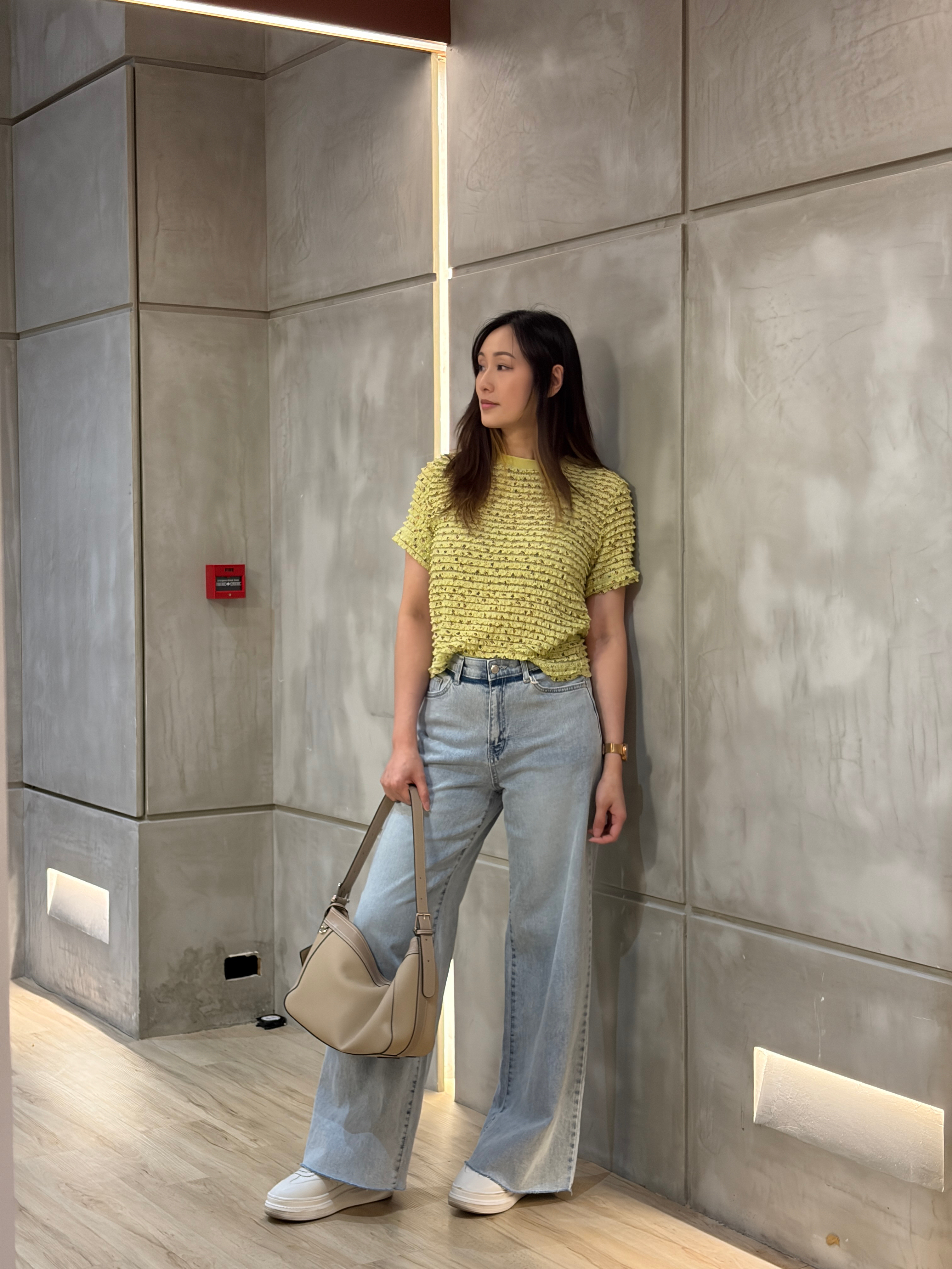 夏天垂感直管洗水jeans 