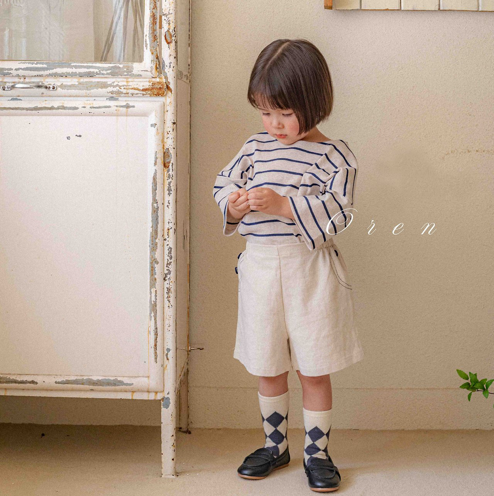 ☀️預訂 韓國直送☀️🇰🇷Oren Claire ST兩色條紋薄紗短袖包屁裙/上下套裝