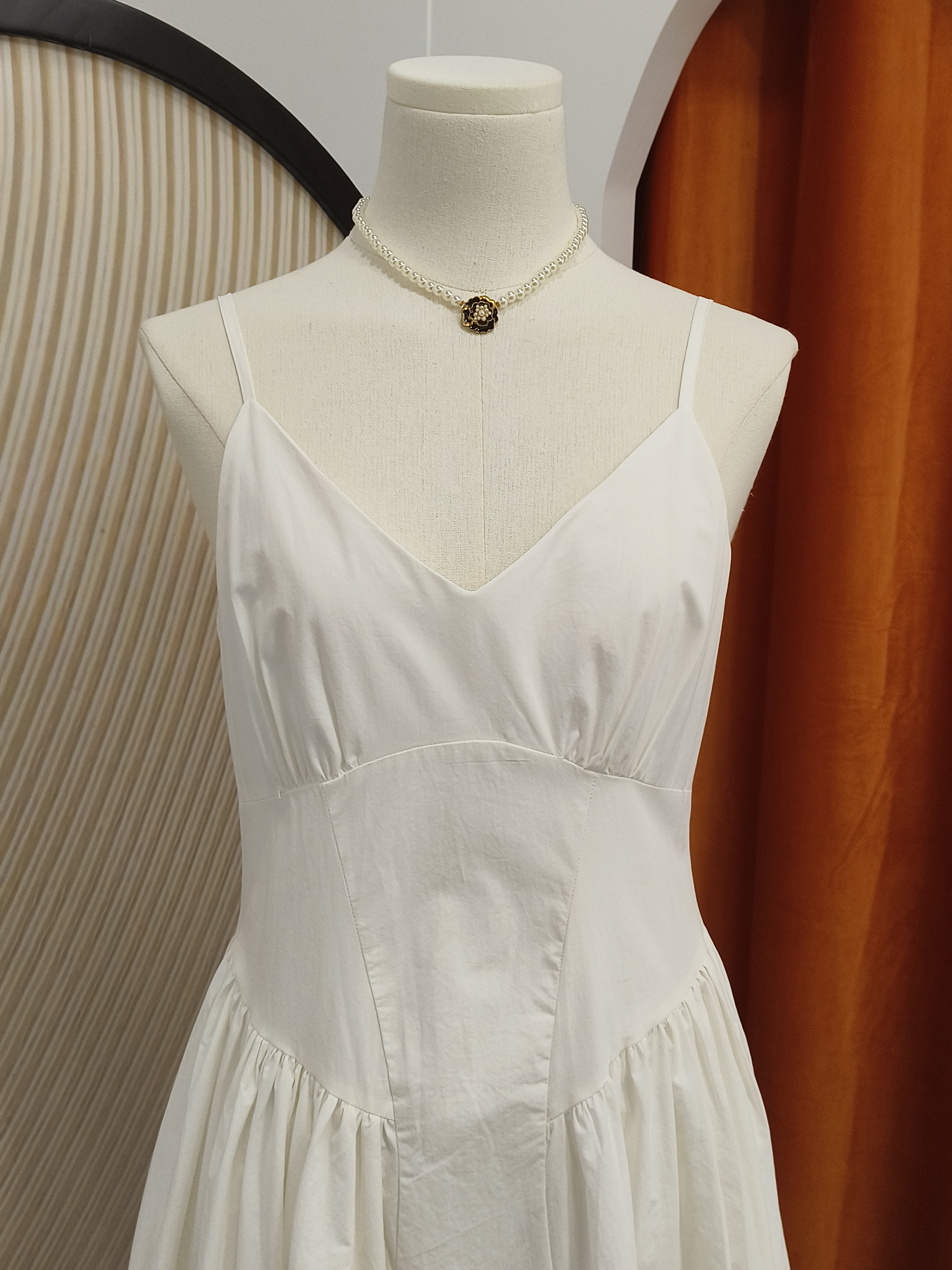 纯棉吊带连身裙 Cotton Cami Dress