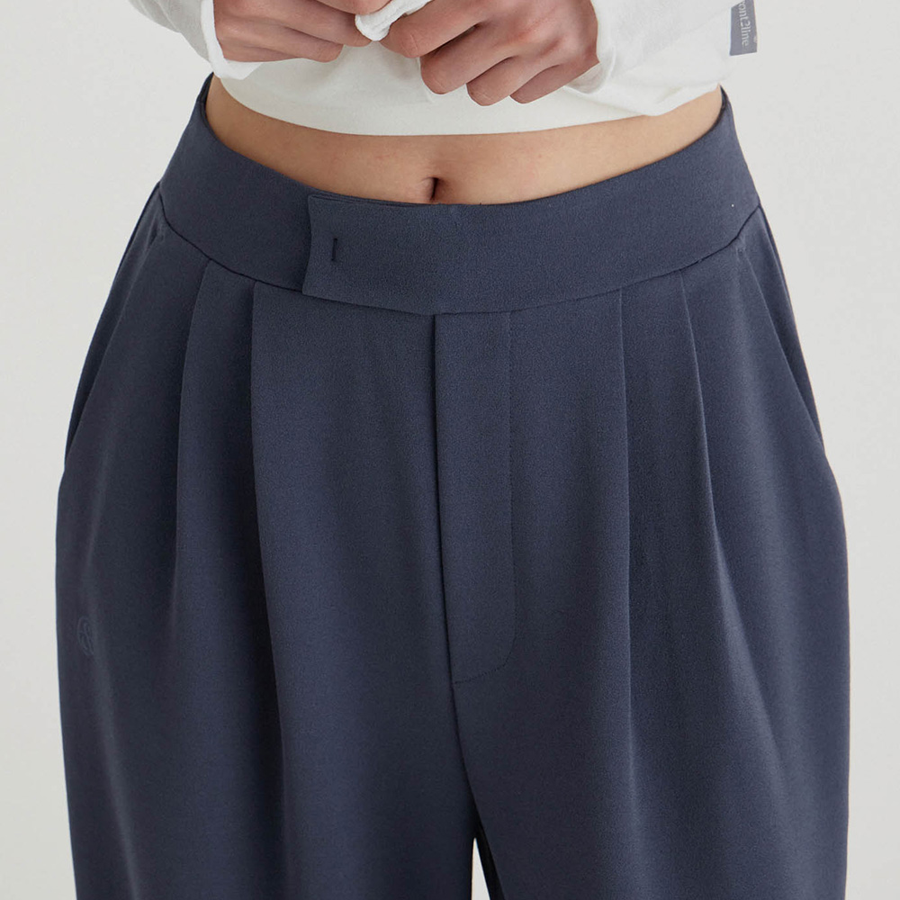 【返工X運動闊褲】預購_FFWSPT135 All Day Move Pin Tuck Wide Pants by front2line