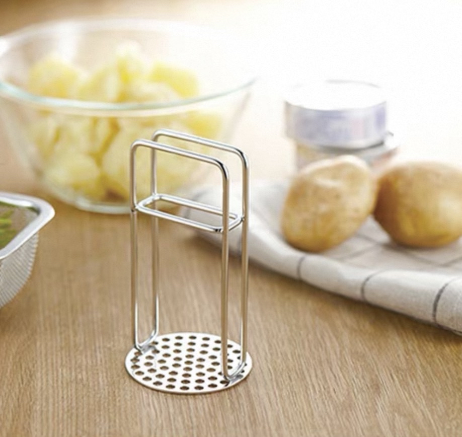 日本家事問屋不鏽鋼壓泥器