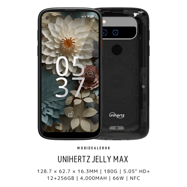 Protecteur D’écran Confidentialité Pour Unihertz Jelly Max – Anti-reflets Mat, Noir, Neuf Emballé