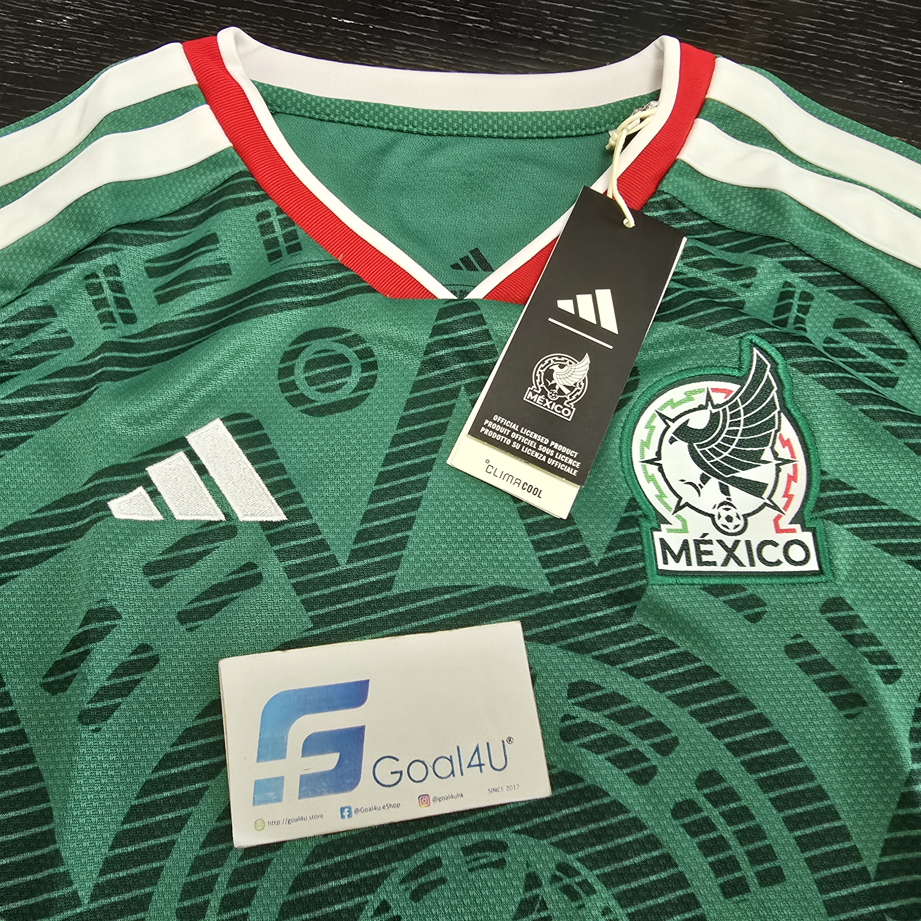 Adidas Mexico 墨西哥 2025-26 女裝短版主場球衣 (可加臂章) KE9975