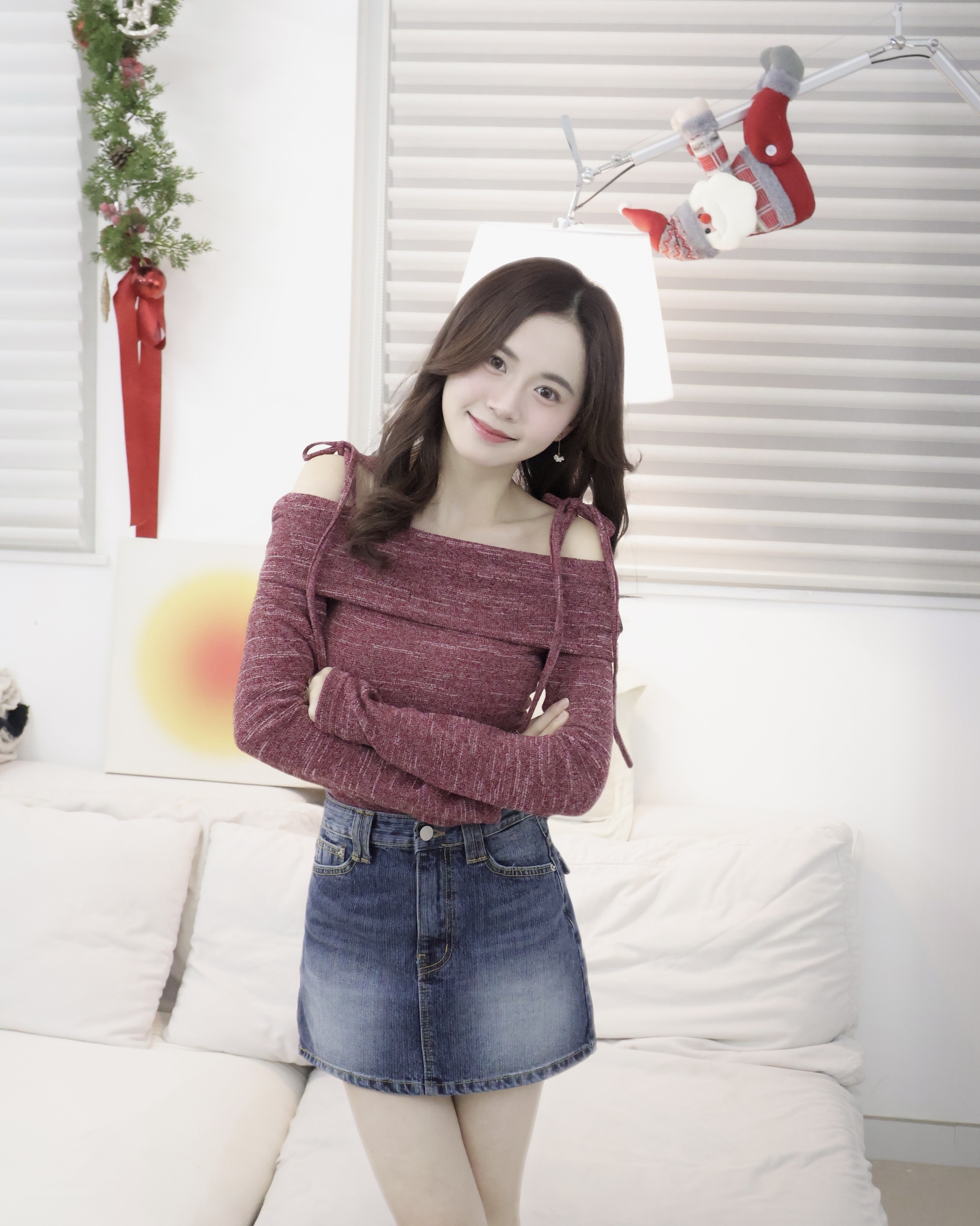 【 親自到韓搜羅🦕 | 極致牛仔質量⋆꙳🖤大愛背面設計～洗水刷色紋理高腰牛仔裙💡】Pocket Denim Skirt(一色入)