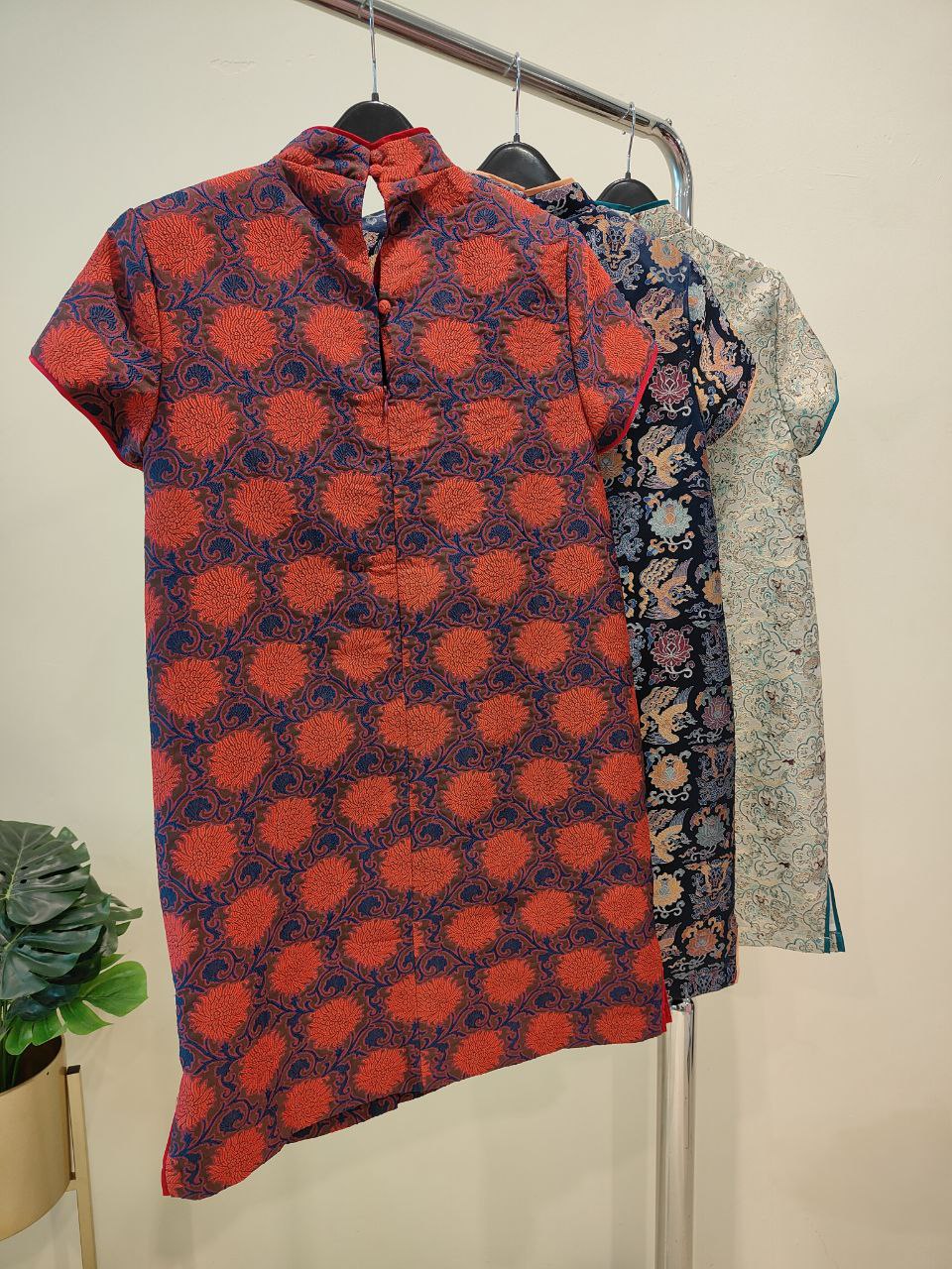 宽松旗袍连身裙 2116