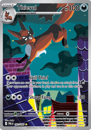 Pokemon TCG Pitch Black - Thievul-092/084