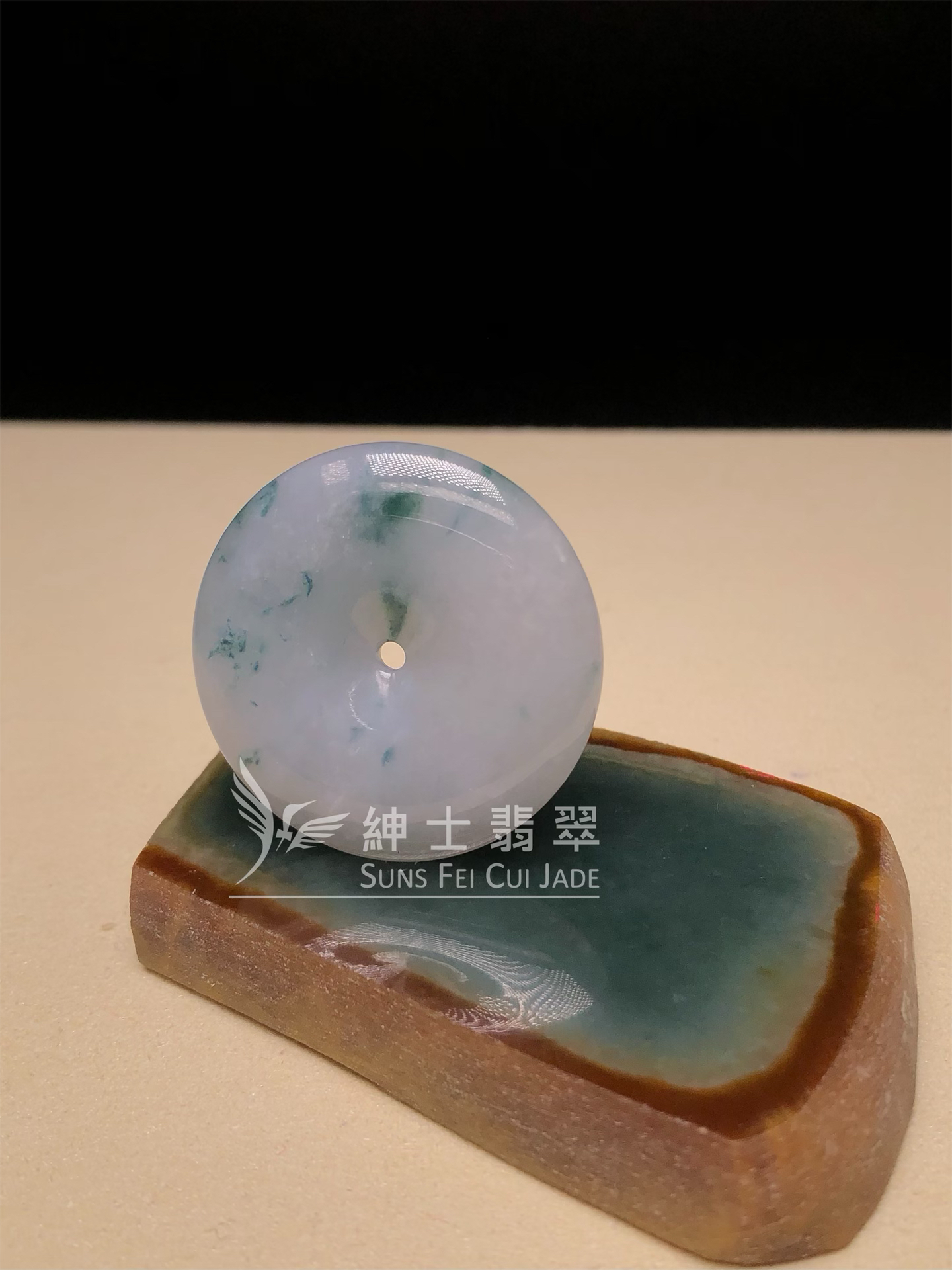 飄花平安扣  B08343