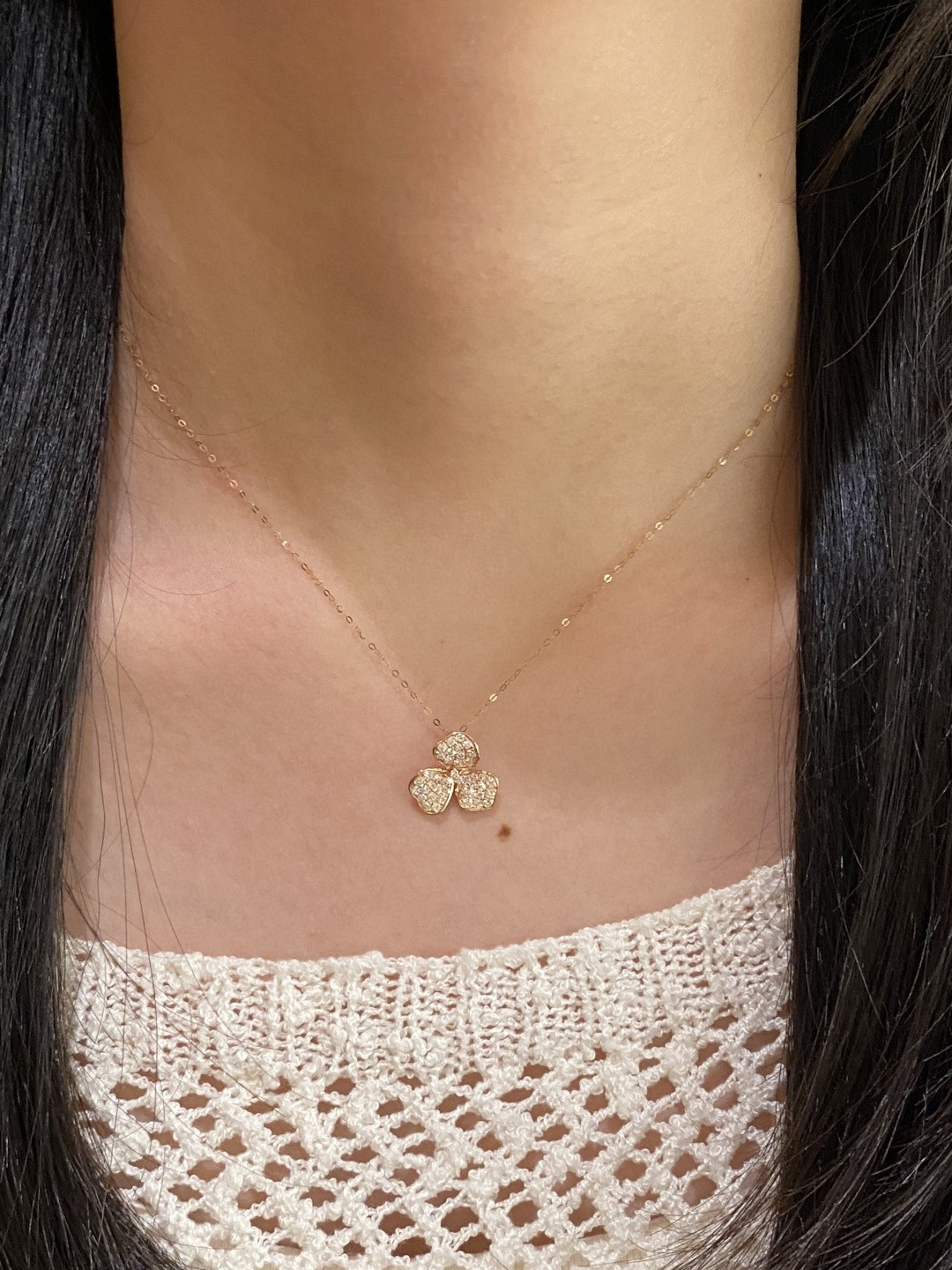 18K Diamond Pendant 