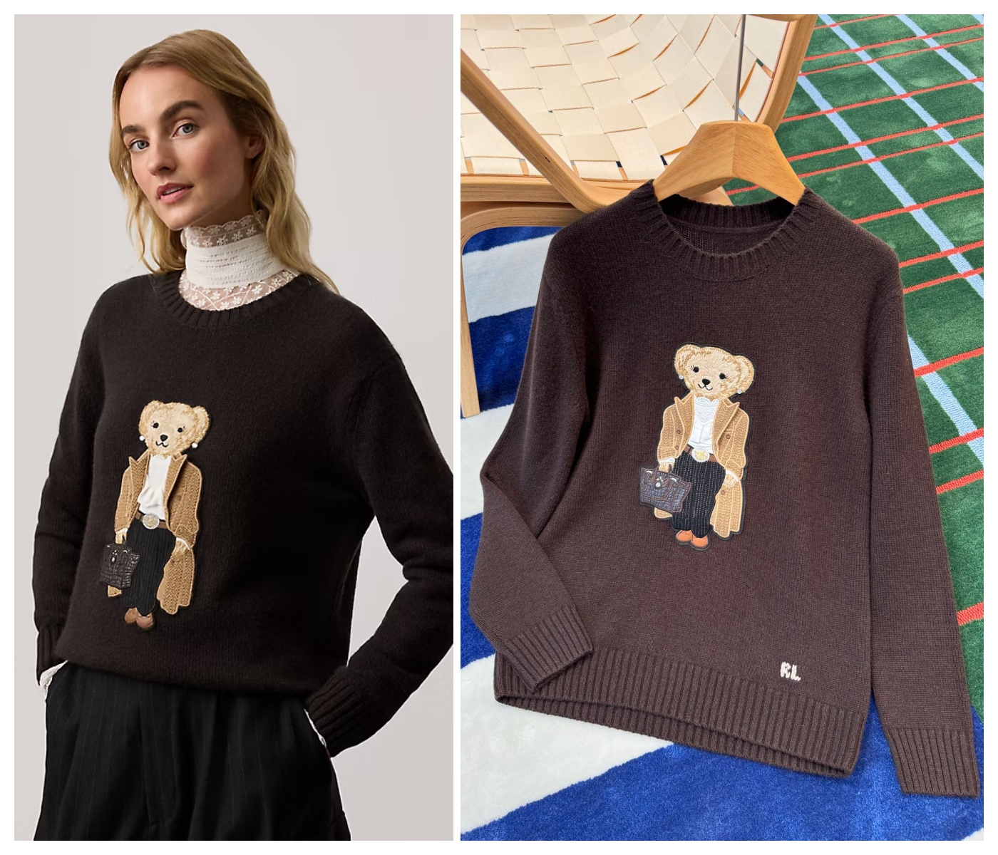【頂級原單】Ralph Lauren 紳士小熊針織衫