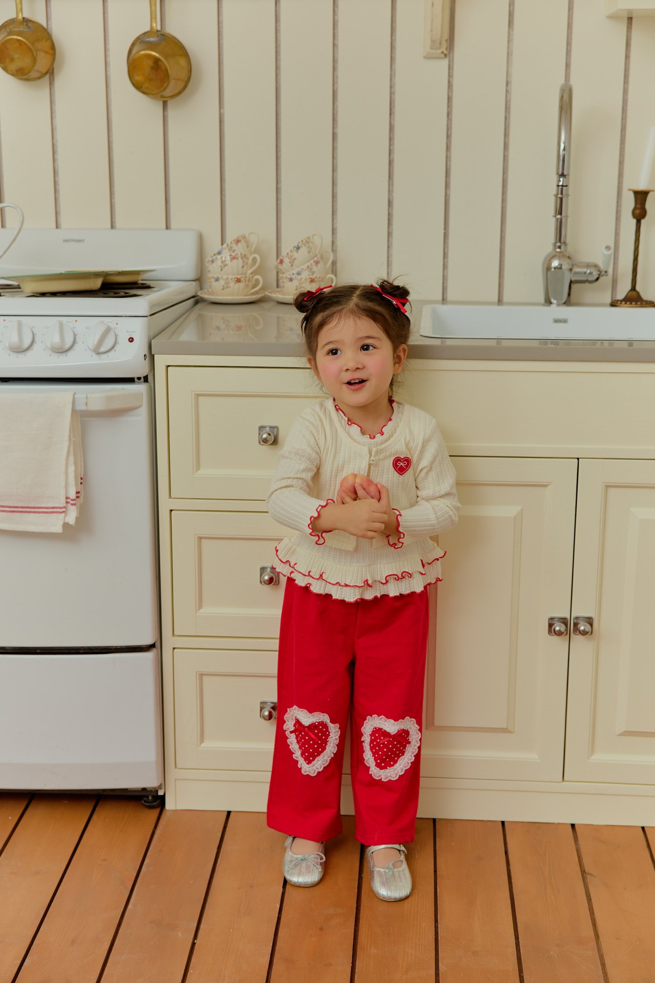 Ruffle Cardigan + Top