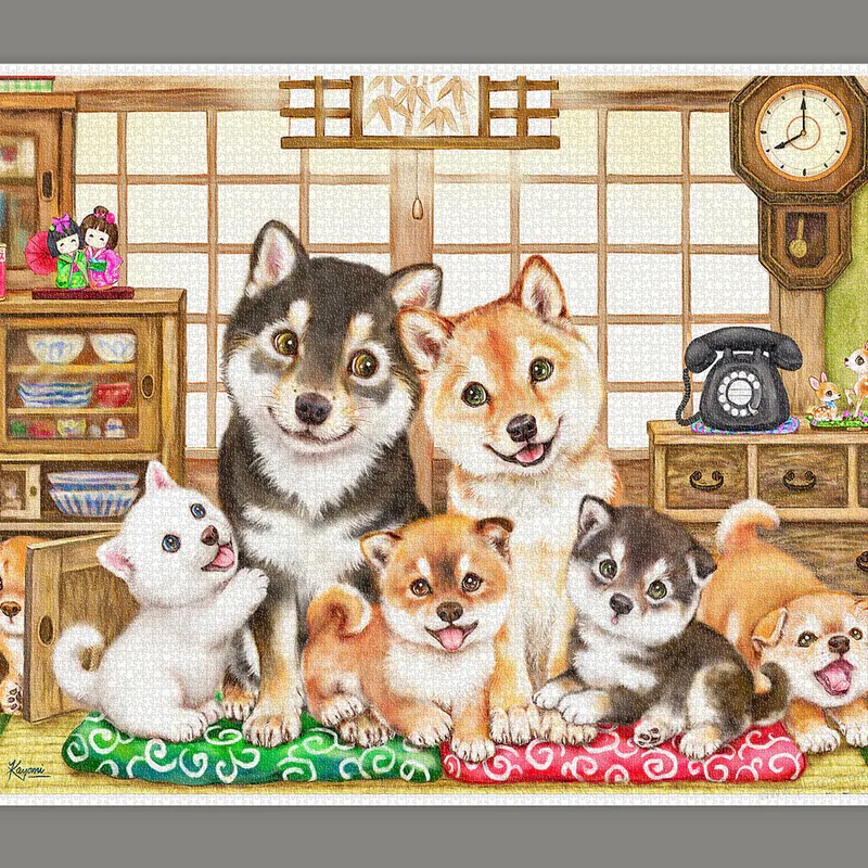 📦訂購 台灣代購 特裝限定 Kayomi 柴柴一家 8000片 拼圖