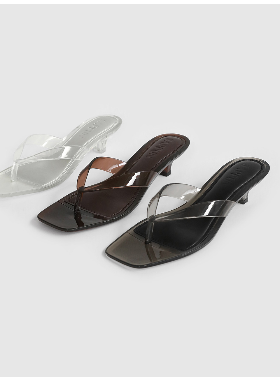 [代購] Sappun Entia Flip-Flops Heels (4cm)