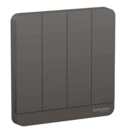 Schneider 施耐德 奐尚 16AX 四位雙控開關掣連LED指示燈 E8334L2LED_WG_C5