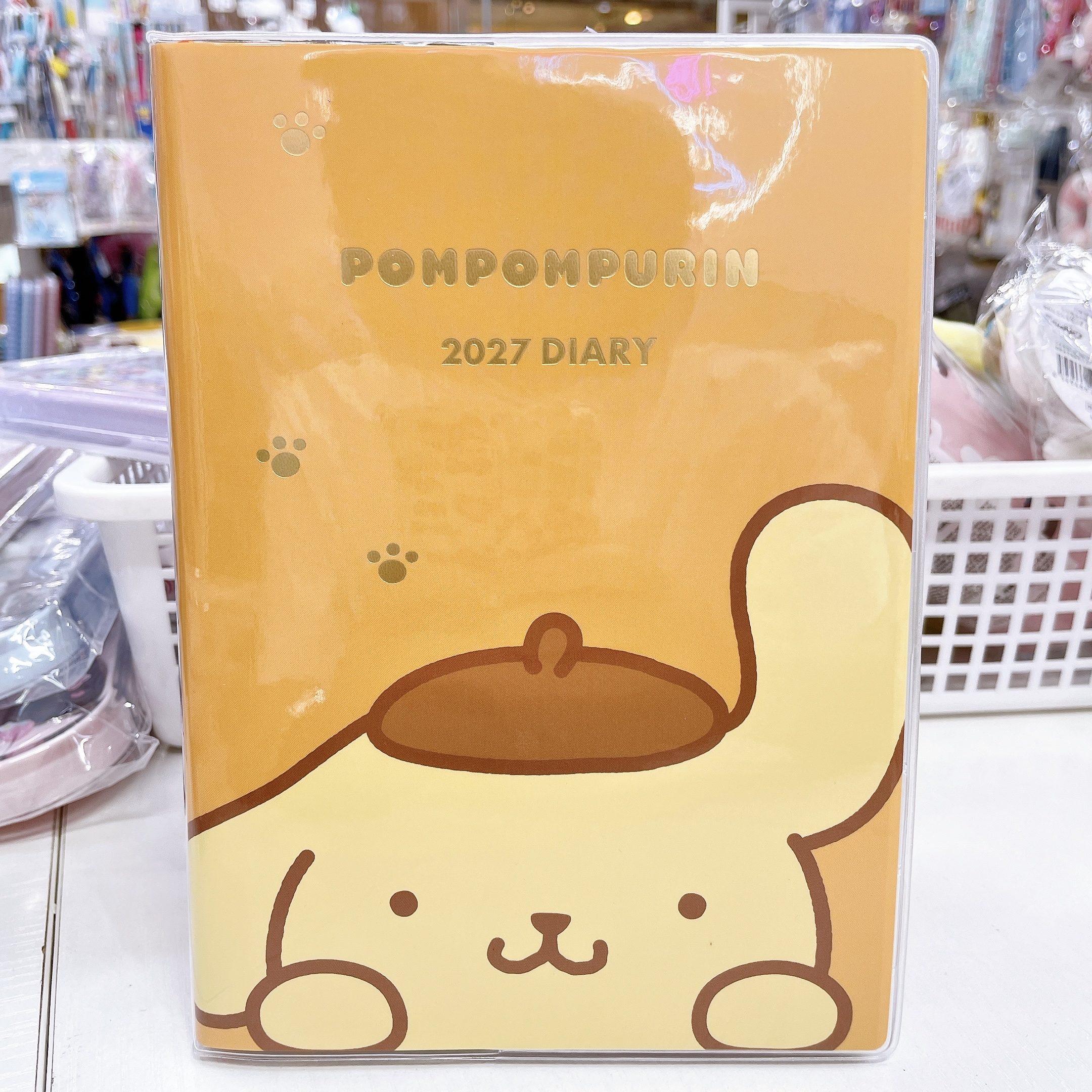 直送日本製造 sanrio 布甸狗 2027年schedule book 附送精美貼紙  