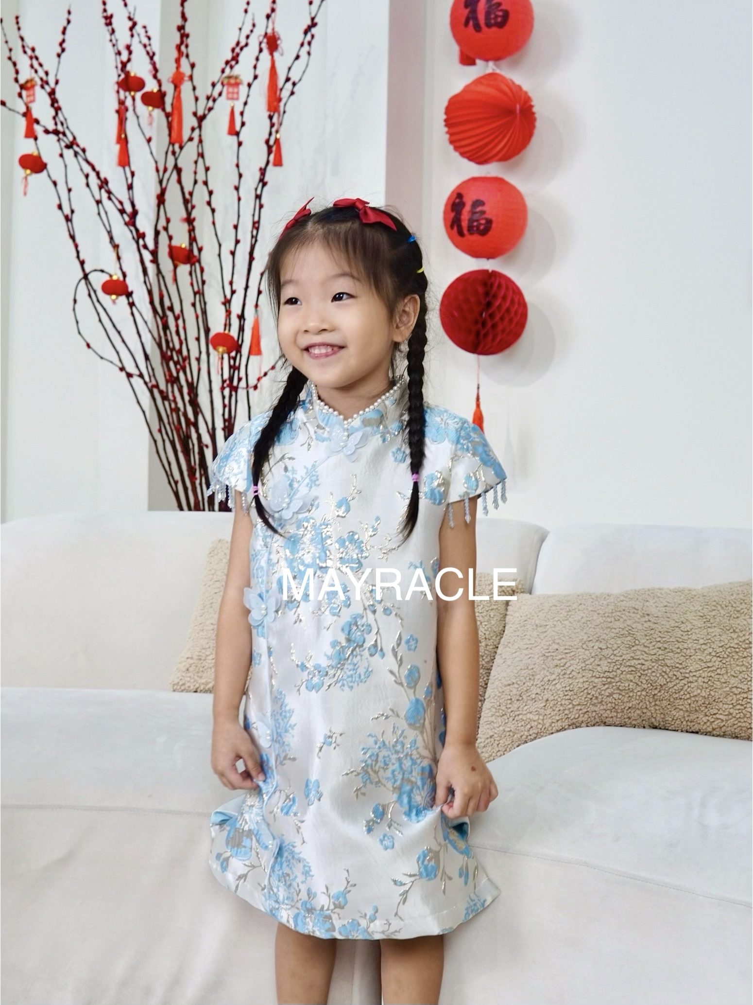 [PRE-ORDER] CNY 2027 He (和) Girl Cheongsam