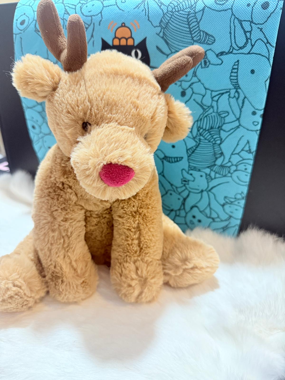 現貨Jellycat ！即買即寄/自取 聖誕鹿公仔坐高20cm高 聖誕🎄優惠
