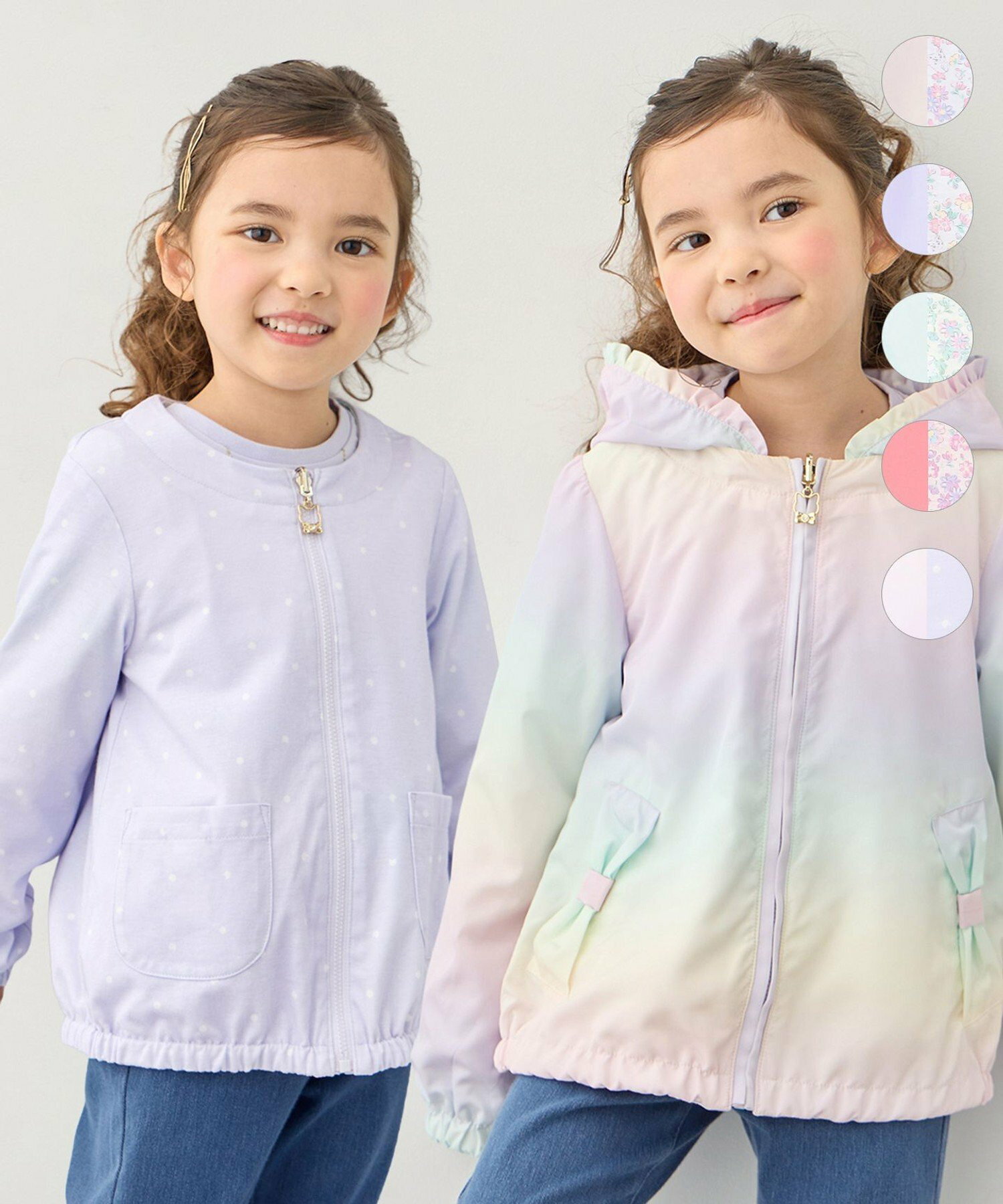 🆕【⭐訂購⭐】🇯🇵日本直送🌀撥水加工 少女 雙面風褸外套(帽子可拆卸)［5款選］🌀[ELBA-0159][260310]