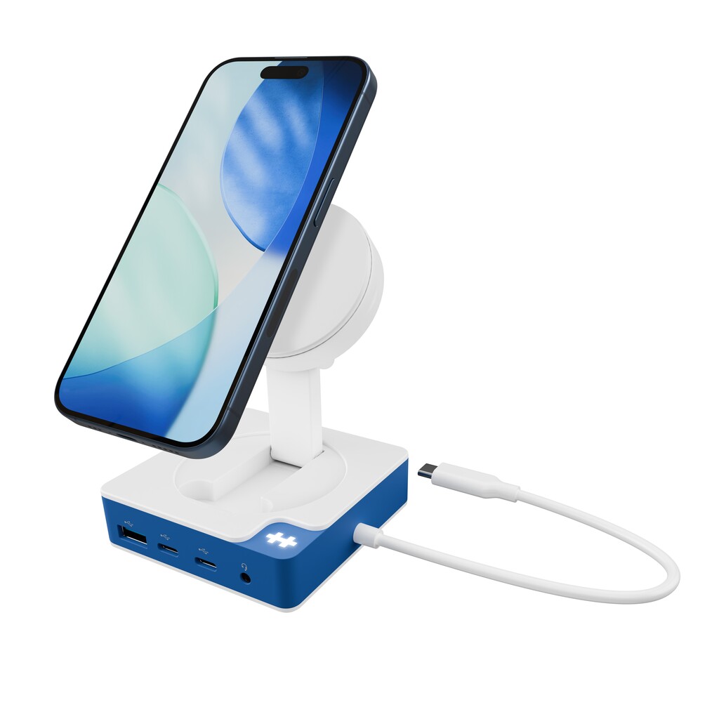 HyperDrive Flex Qi 無線充電 USB-C 擴充座 HD8100BUGL