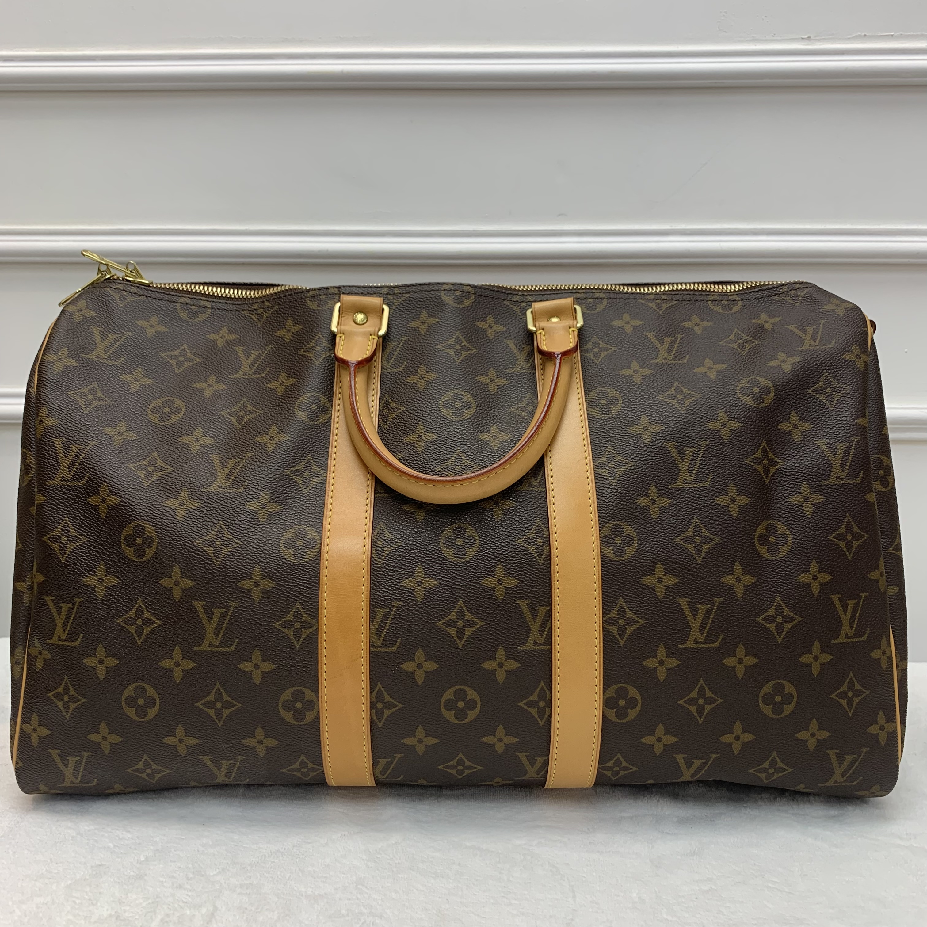 Louis Vuitton Monogram Keepall Bandoulière 旅行袋