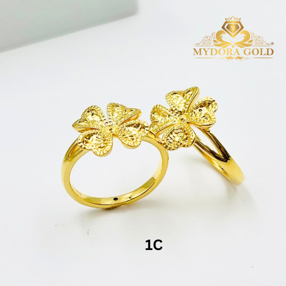MYDORA Cincin Lucky Four In Love (5G) l EMAS 916/22K