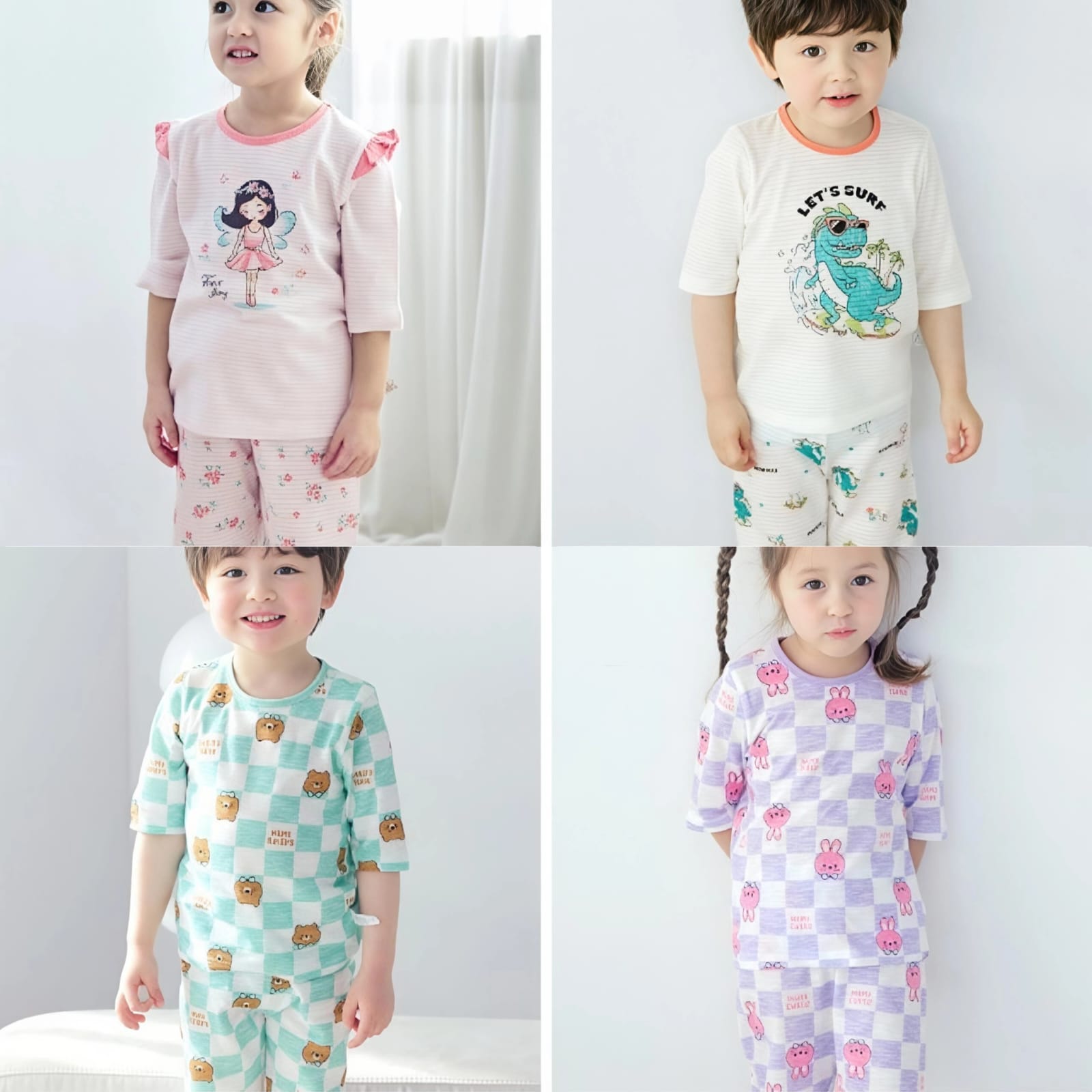 韓國透氣棉家居服套裝