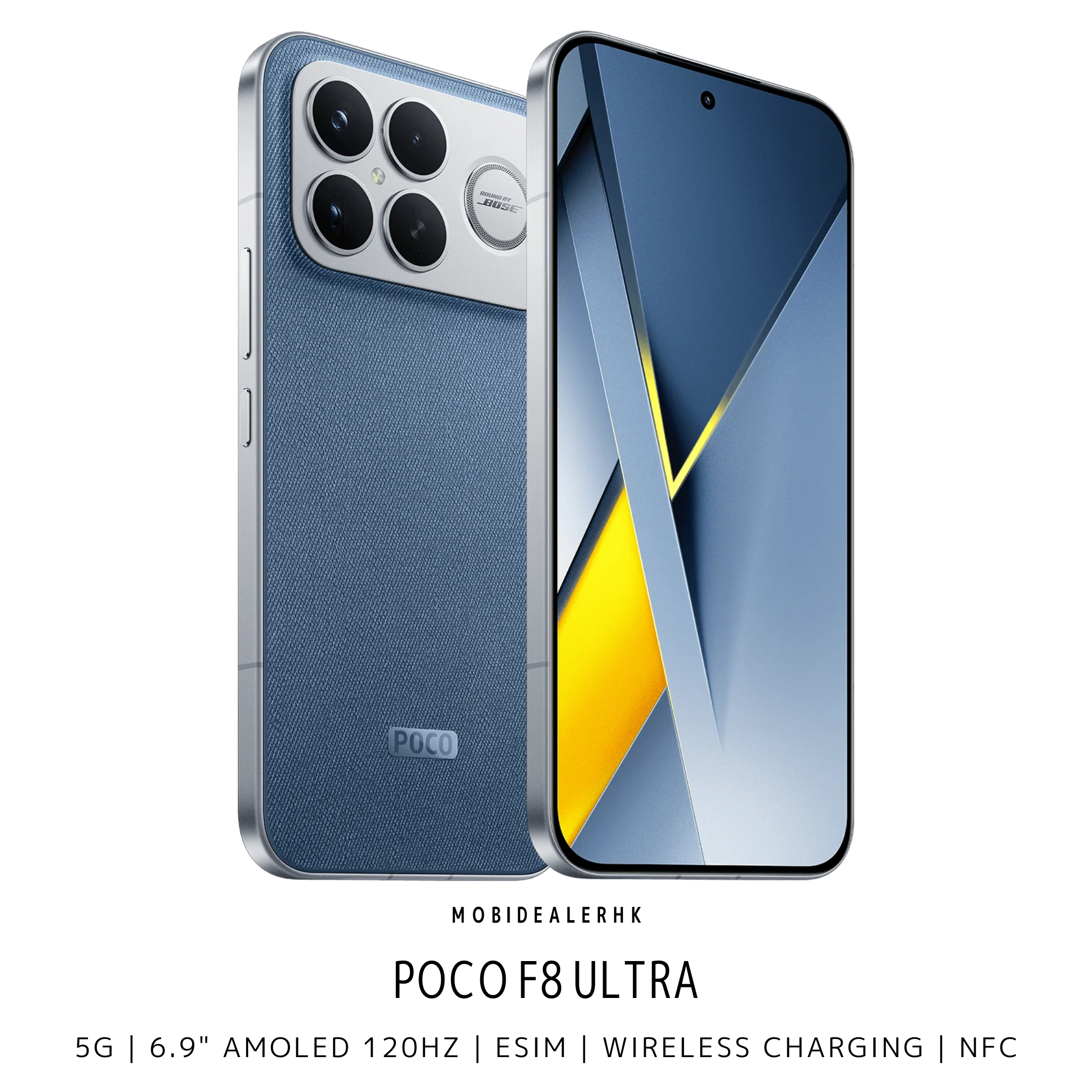Poco F8 Ultra | 5G | 智能手機 | Snapdragon 8 Elite Gen5 | 潛望式遠攝鏡頭 | 100W快充 | IP68防水