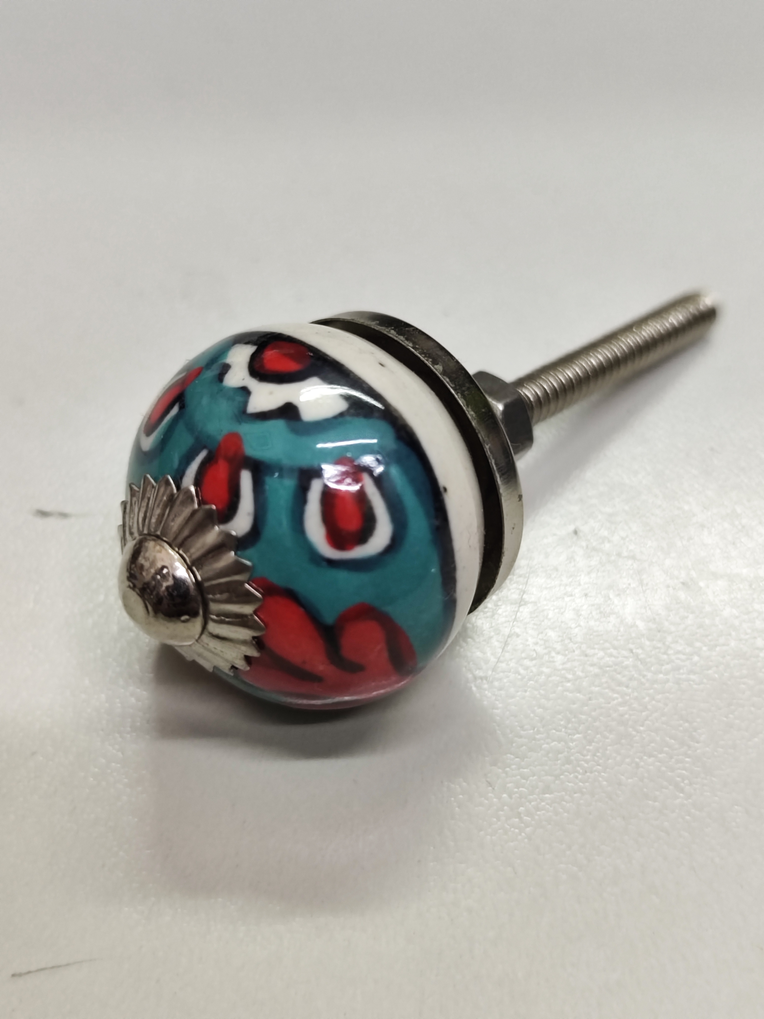 印度手繪陶瓷門柄