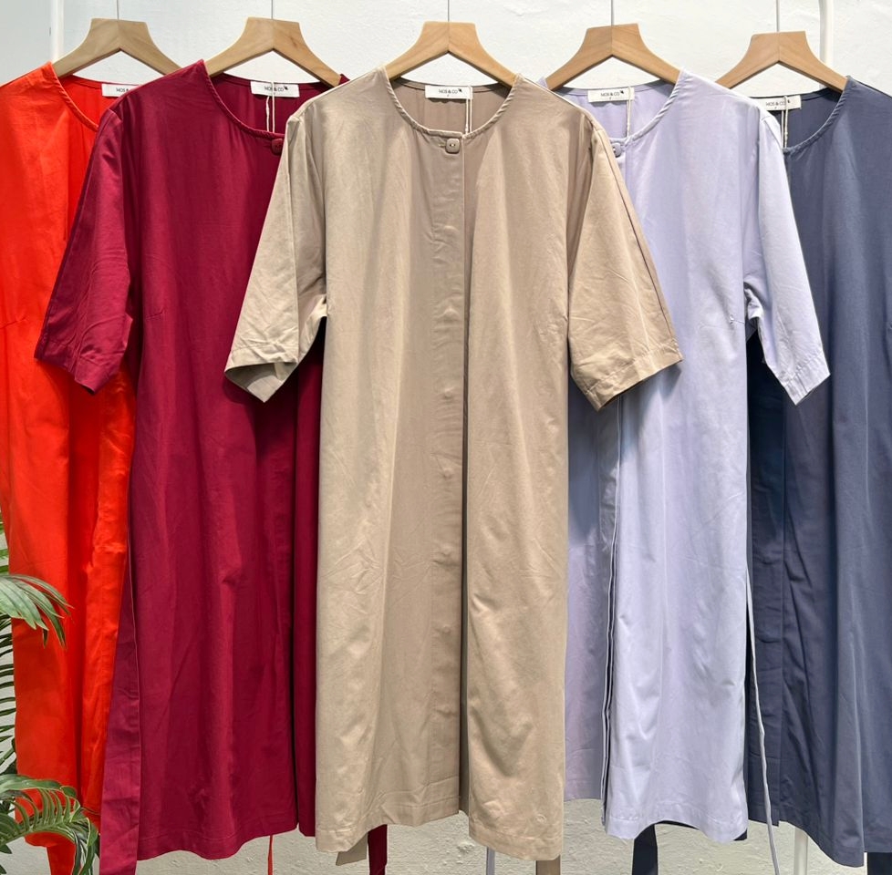 H9156 Button Down Dress With Belt