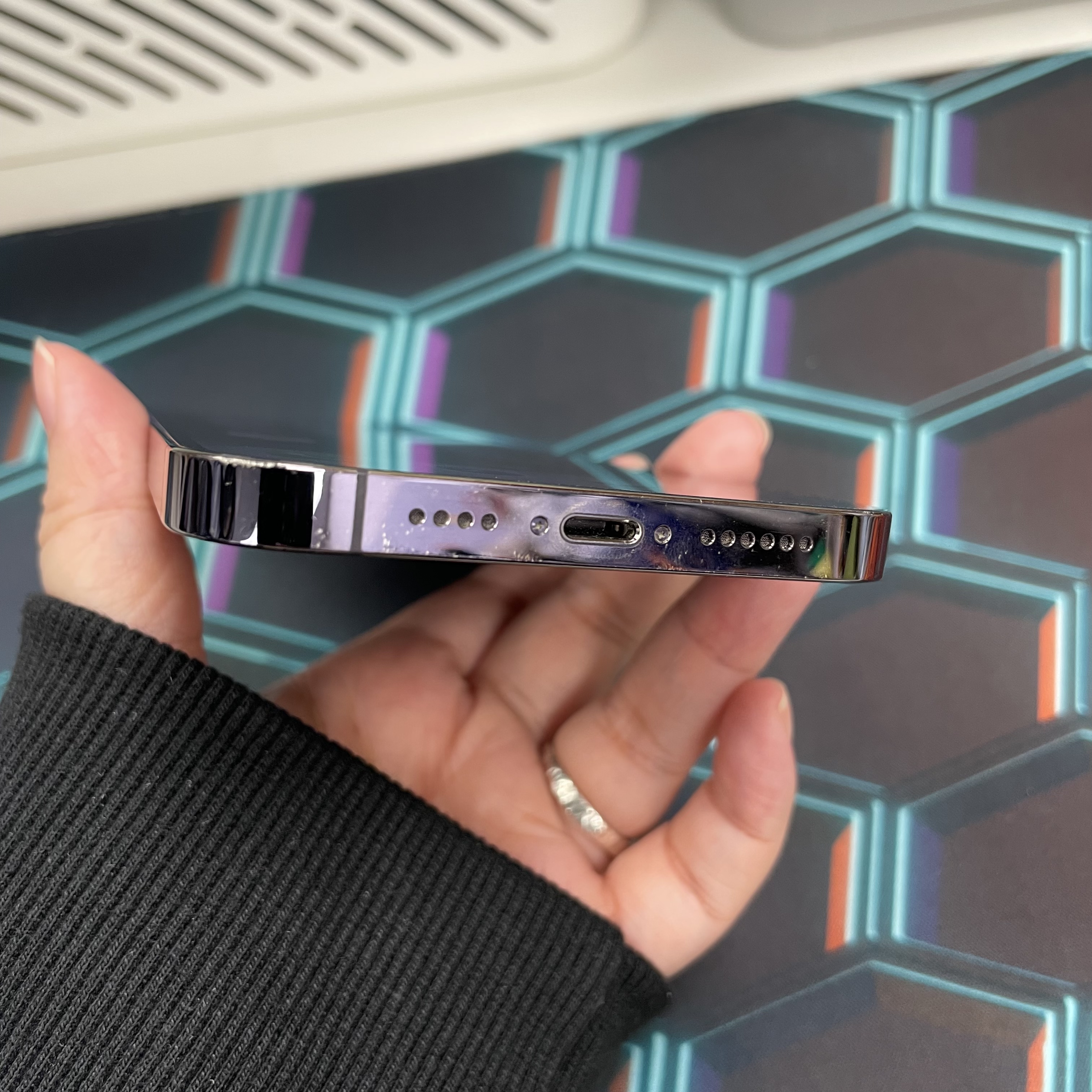 *5744 14 Promax 日版 靚機 128GB 電84 紫色 purple