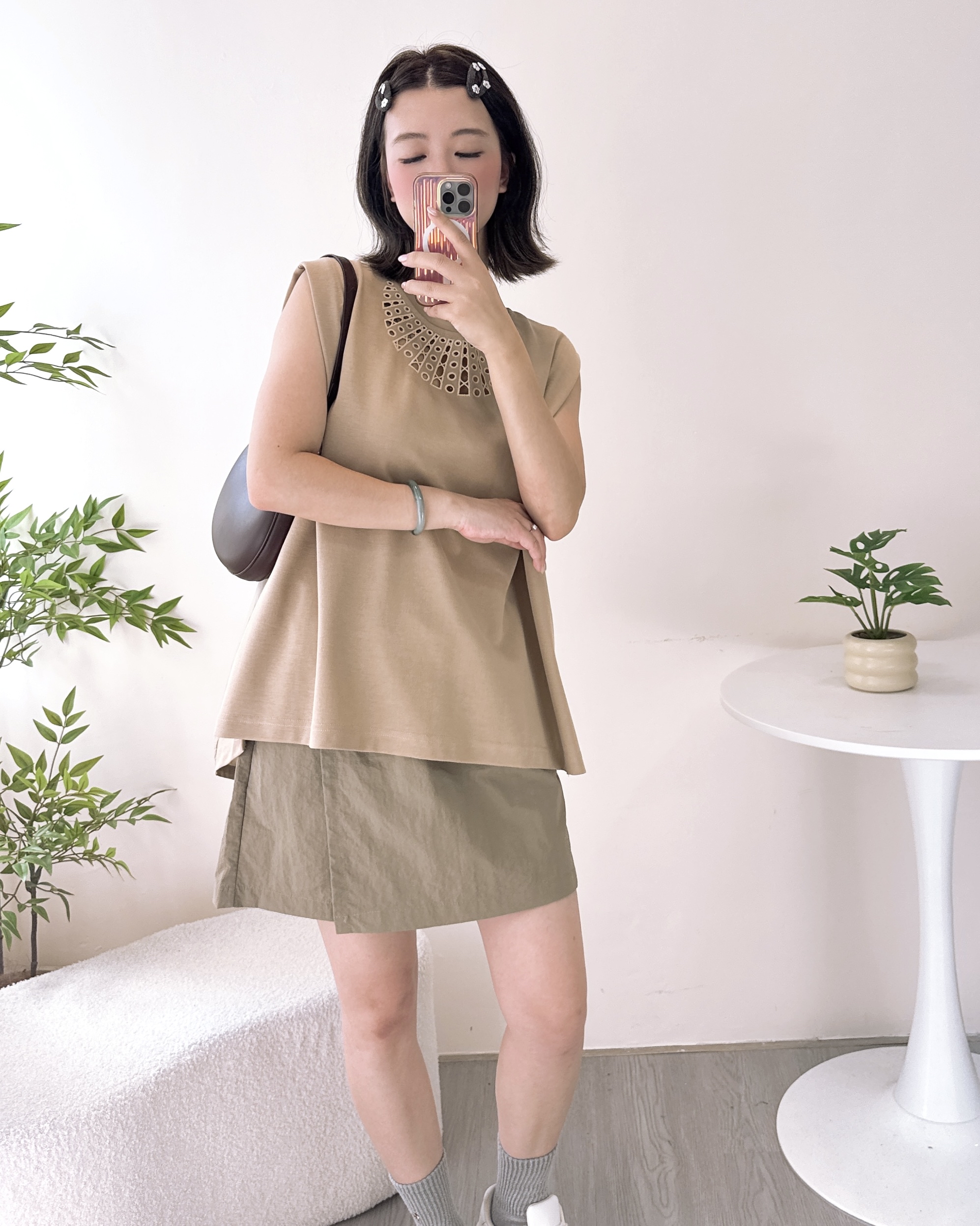 超美通化拼布背心 2色