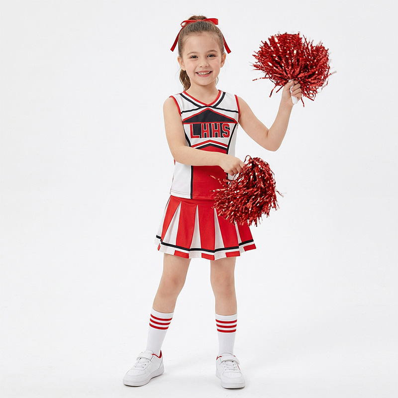 兒童啦啦隊表演服｜學校啦啦隊服｜Cheerleading Uniform｜團體演出服｜幼稚園、小學啦啦隊服｜Lets Cosplay 香港現貨