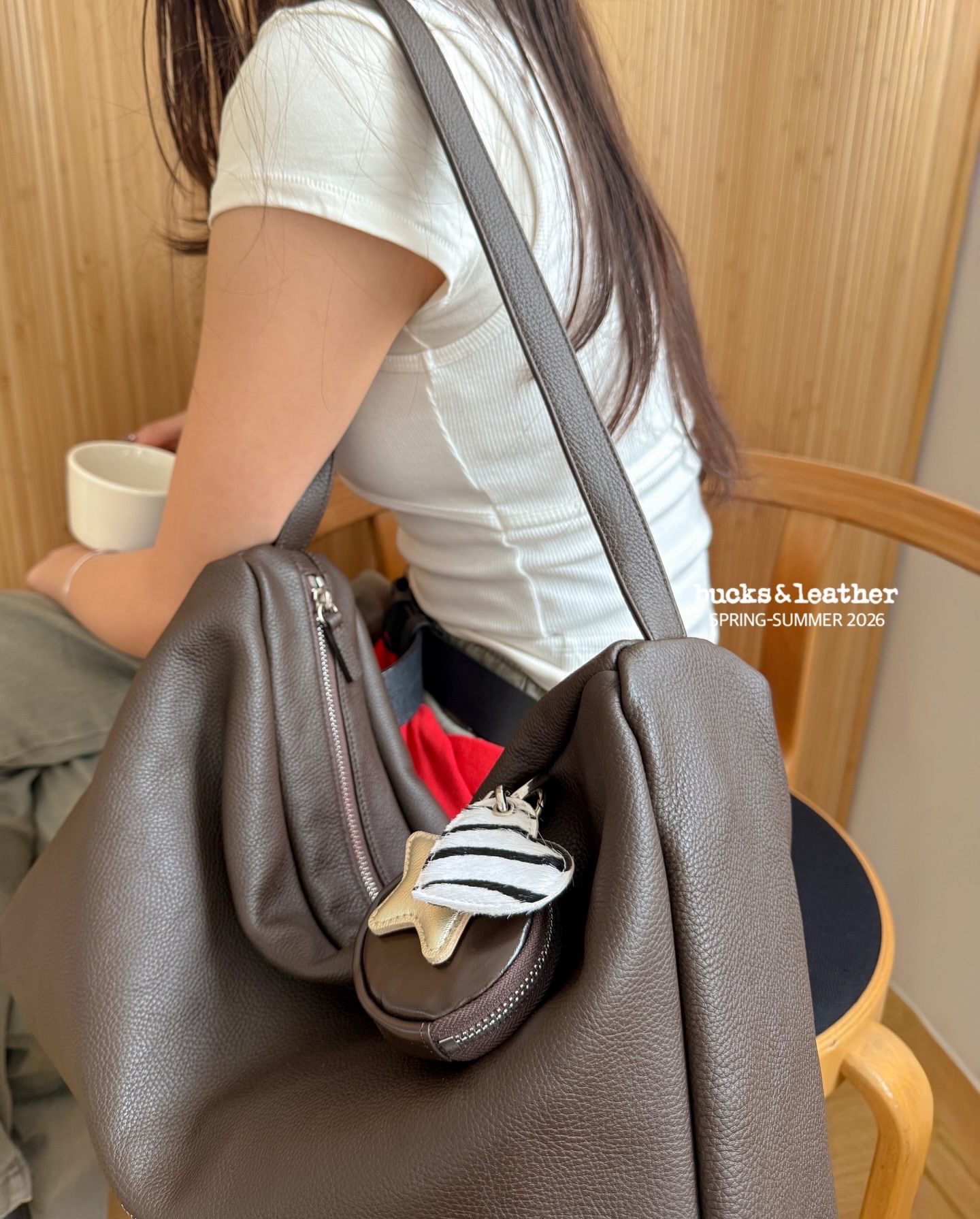 【26SS】 預訂_Porter Bag L By Bucks & leather