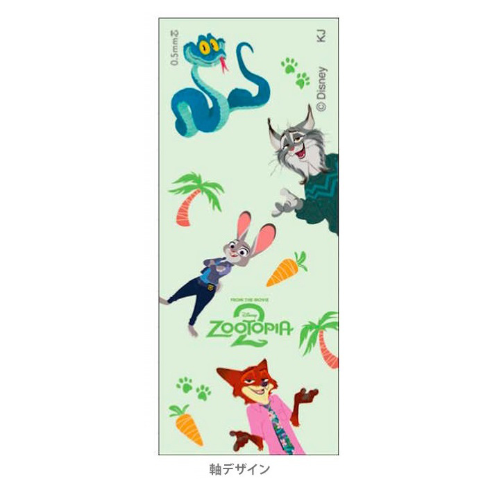 現貨｜Disney Zootopia 優獸大都會 日版 Uni KURU TOGA 0.5mm 不斷芯旋轉自動 鉛芯筆 (307310)
