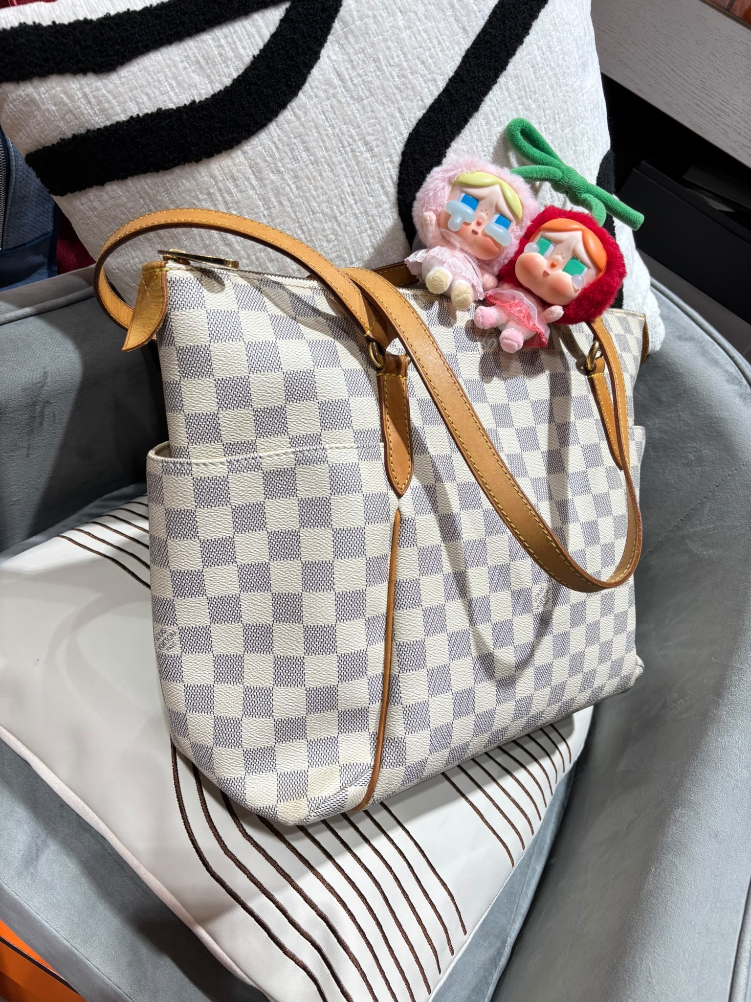 Lv totally mm tote bag 100%Authentic, 85%new✅dust bag 