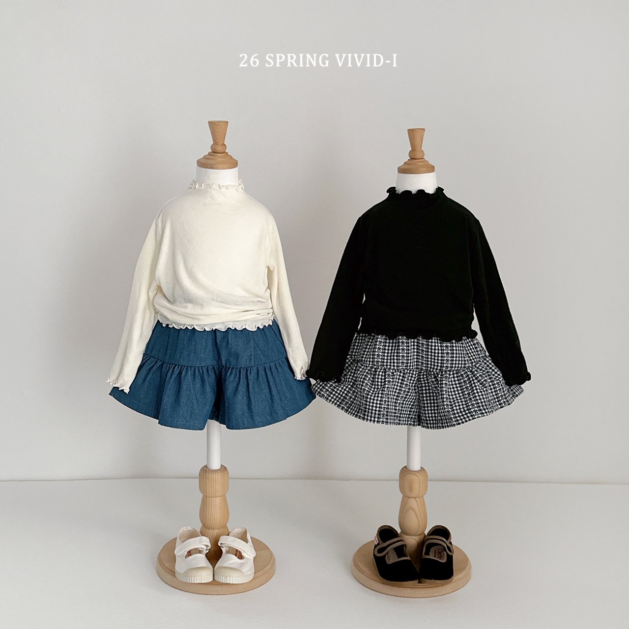 🌸預訂 韓國直送🌸🇰🇷VIVIDI兩色荷葉邊短裙褲