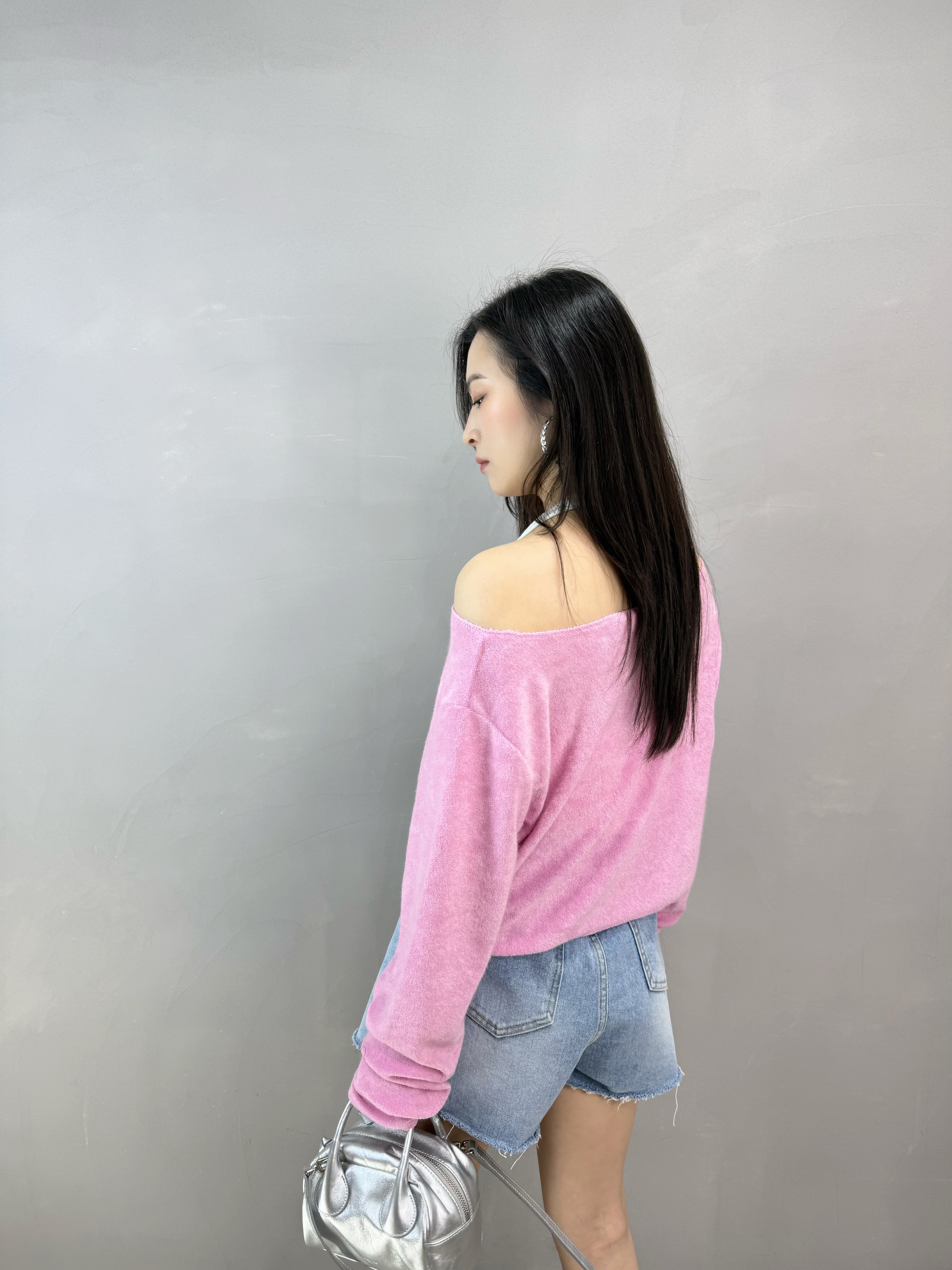 H82 刺繡毛巾Tee+背心Set 