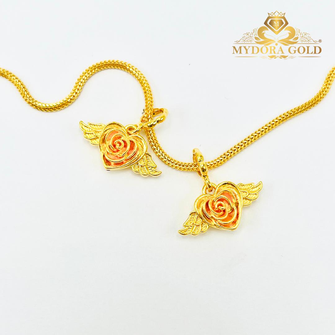 MYDORA Charm Lovely Angel Rose Full Gold (5G) l EMAS 916/22K