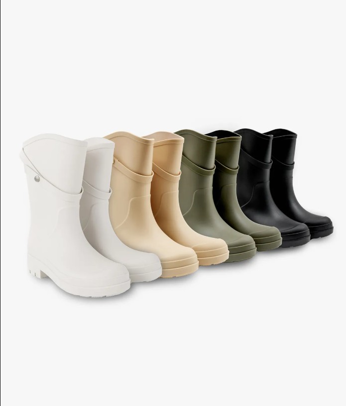 [ MONGDOL  ] Buckle Strap Rain Boots 中桶 水鞋]