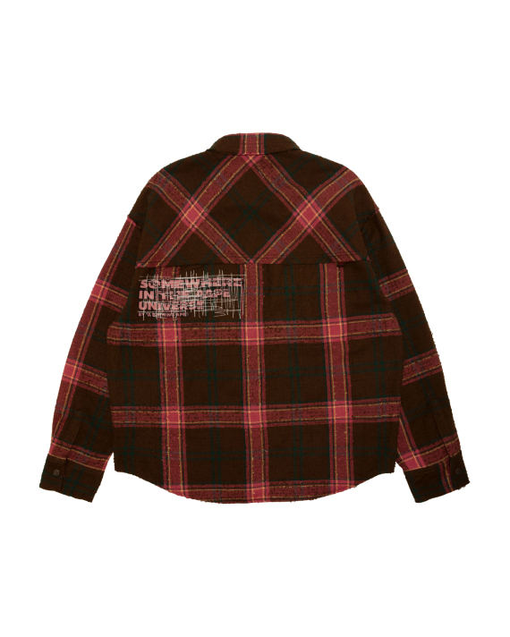 AAPENOW AAPEUNVS Plaid Long-sleeve Shirt (8592XXR)
