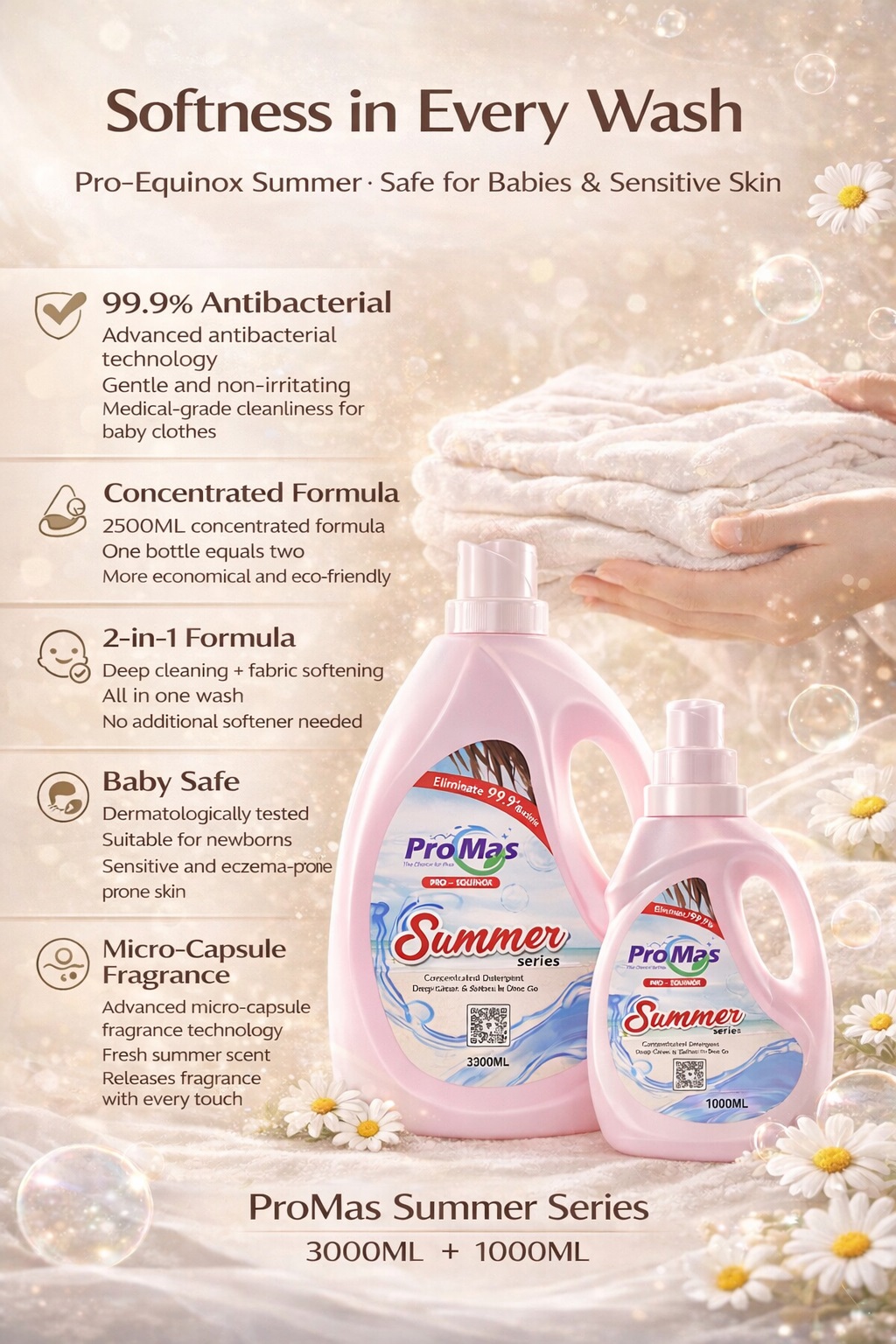 Pro-Equinox Detergent (Summer) 3000ML (Buy 1 Get 1 Free) – Total 6000ML 