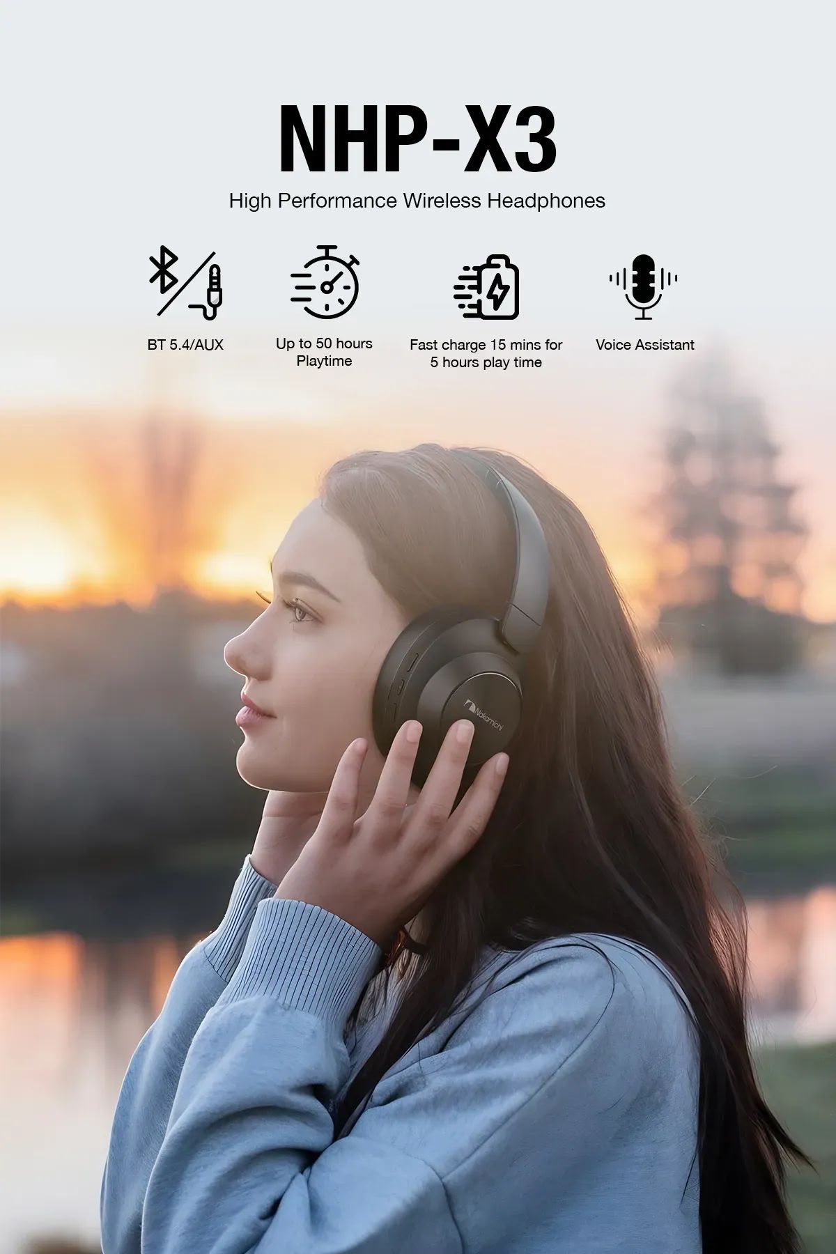 Nakamichi NHP-X3 頭戴式藍牙耳機