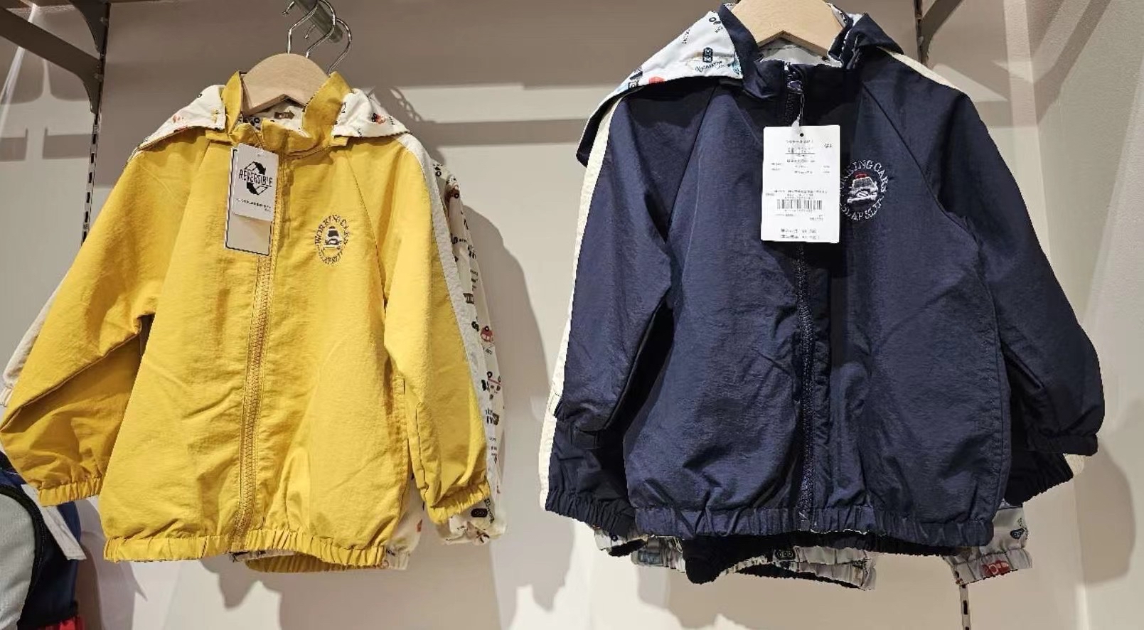 B0074 車車雙面風褸