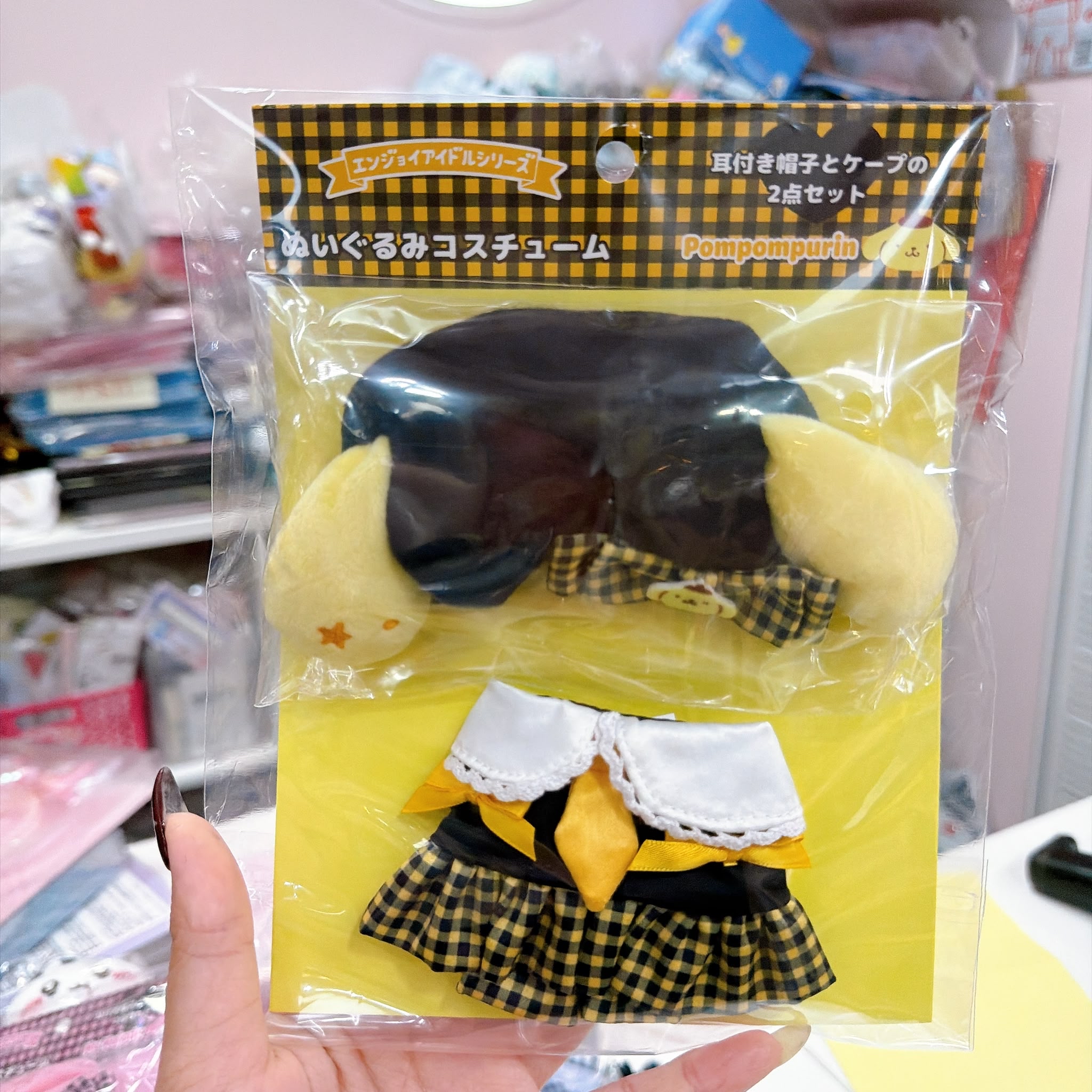 日本直送Sanrio 新款格仔公仔衫